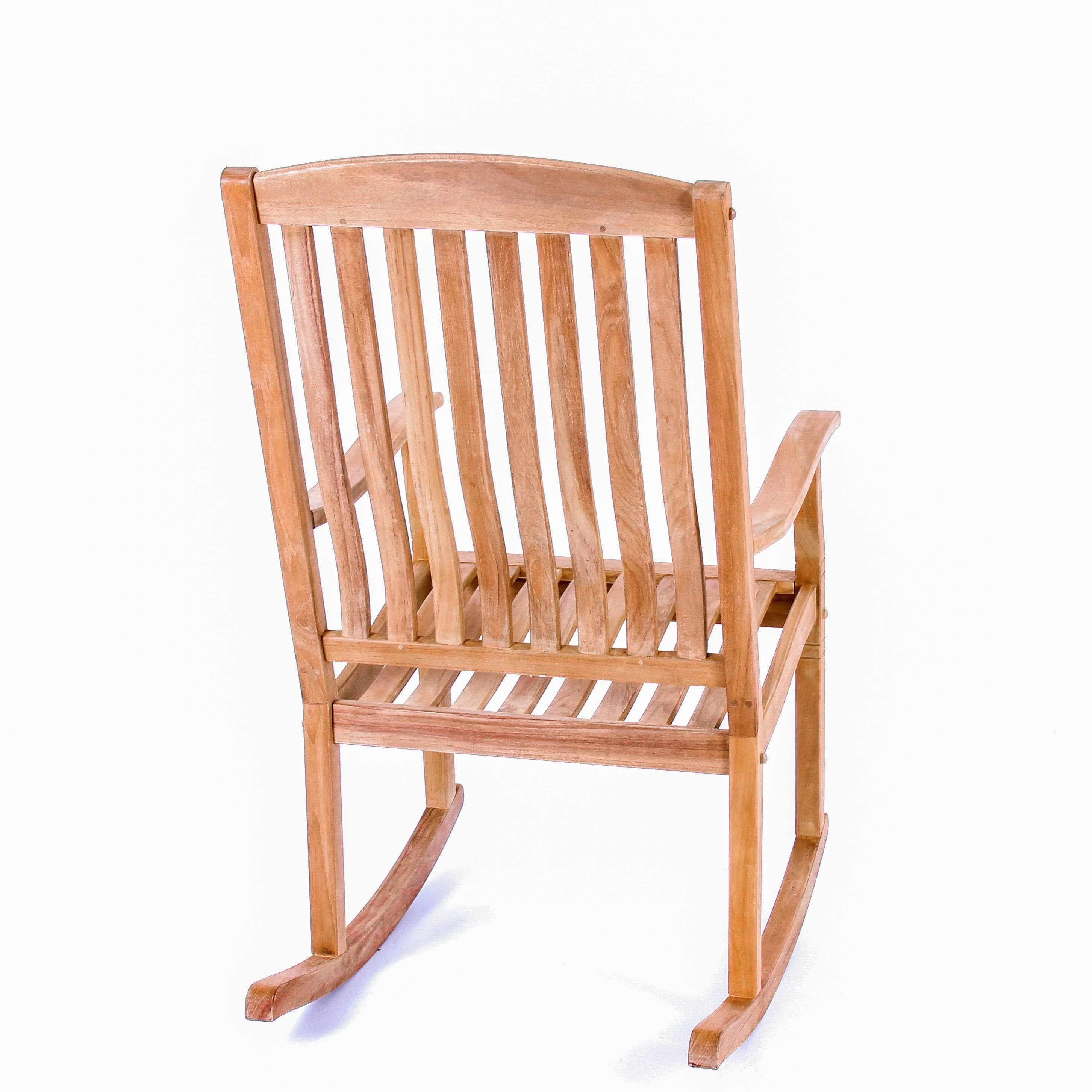 Richmond Teak Wood Porch Rocking Chair - Image 34