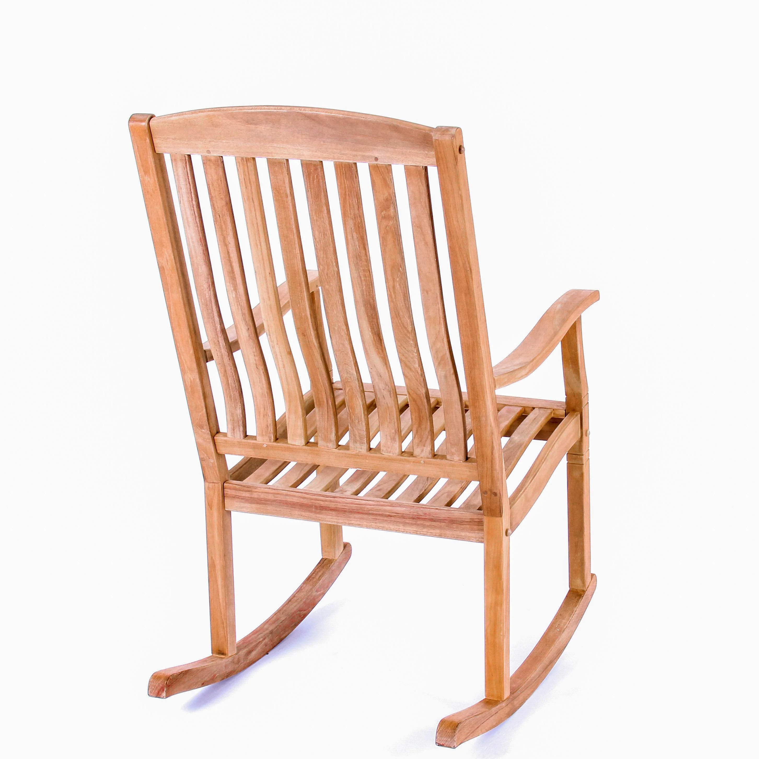 Richmond Teak Wood Porch Rocking Chair - Image 35