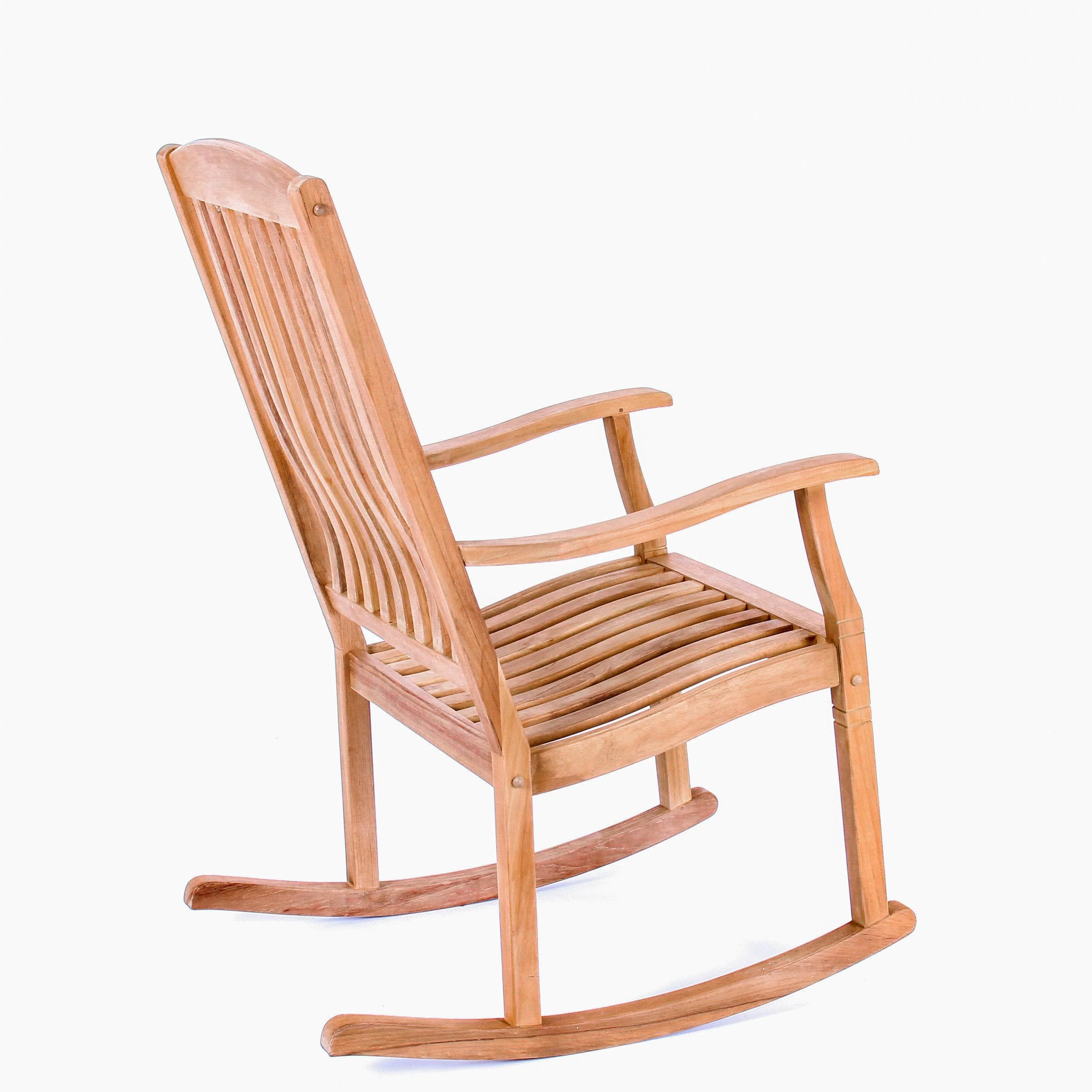 Richmond Teak Wood Porch Rocking Chair - Image 40