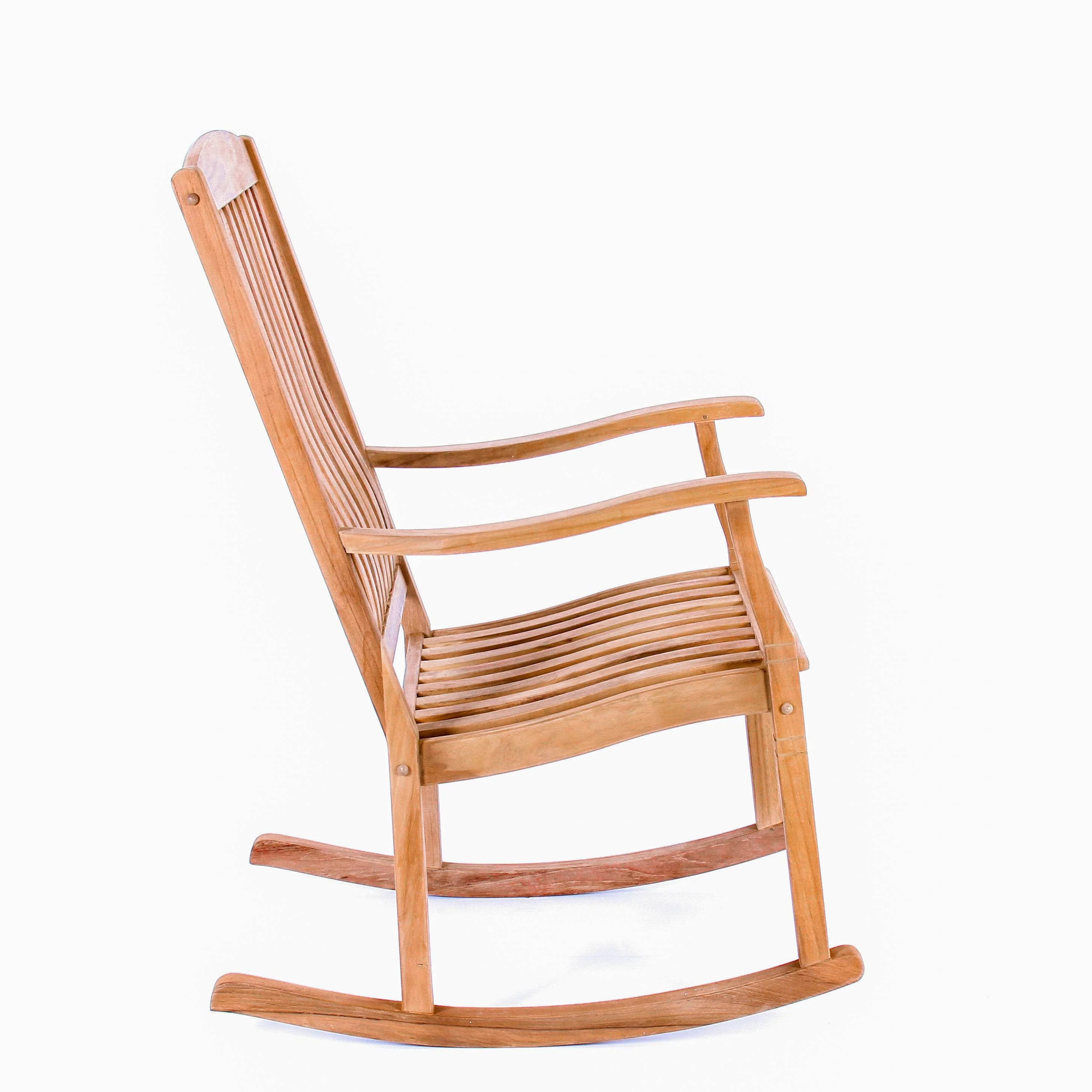 Richmond Teak Wood Porch Rocking Chair - Image 43