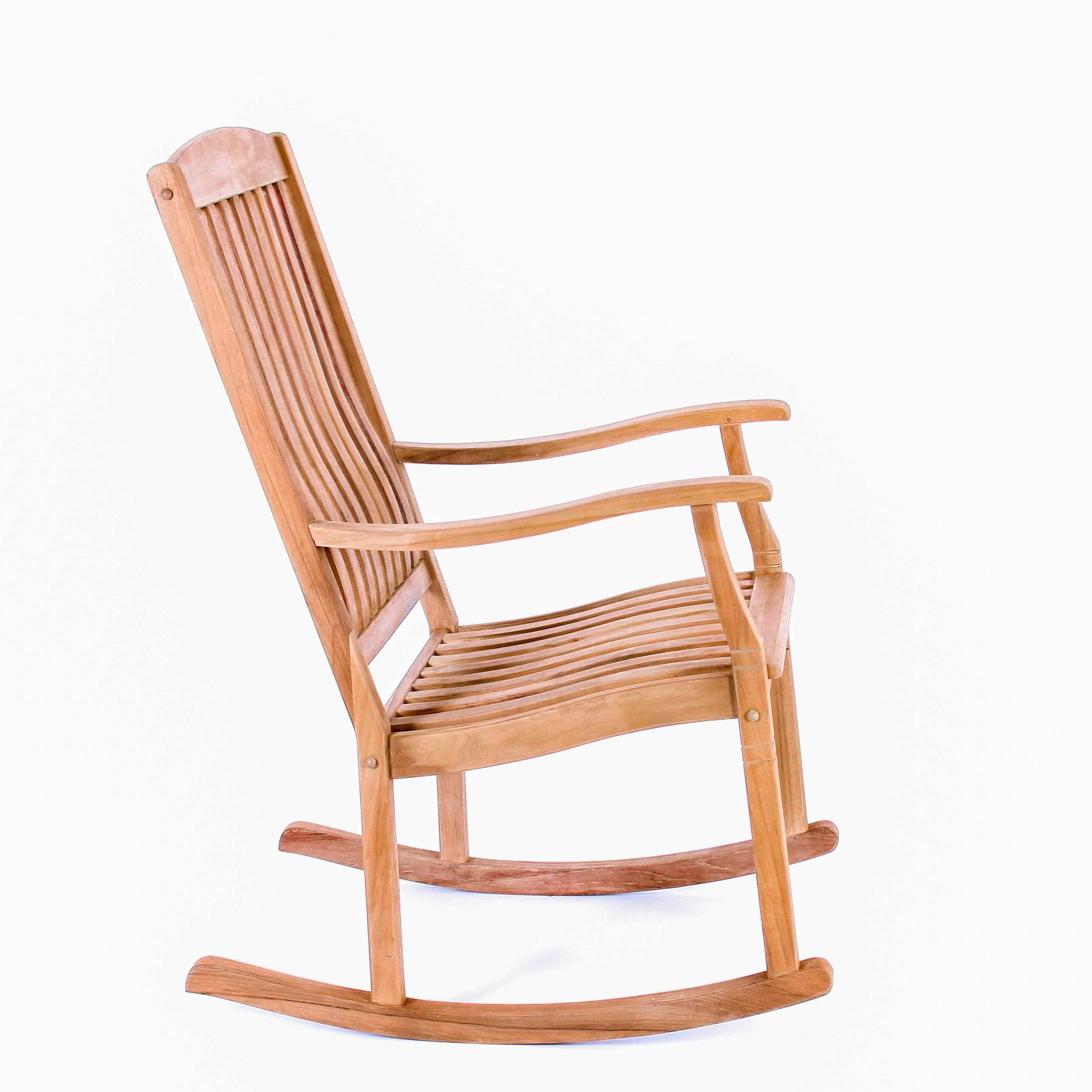 Richmond Teak Wood Porch Rocking Chair - Image 44