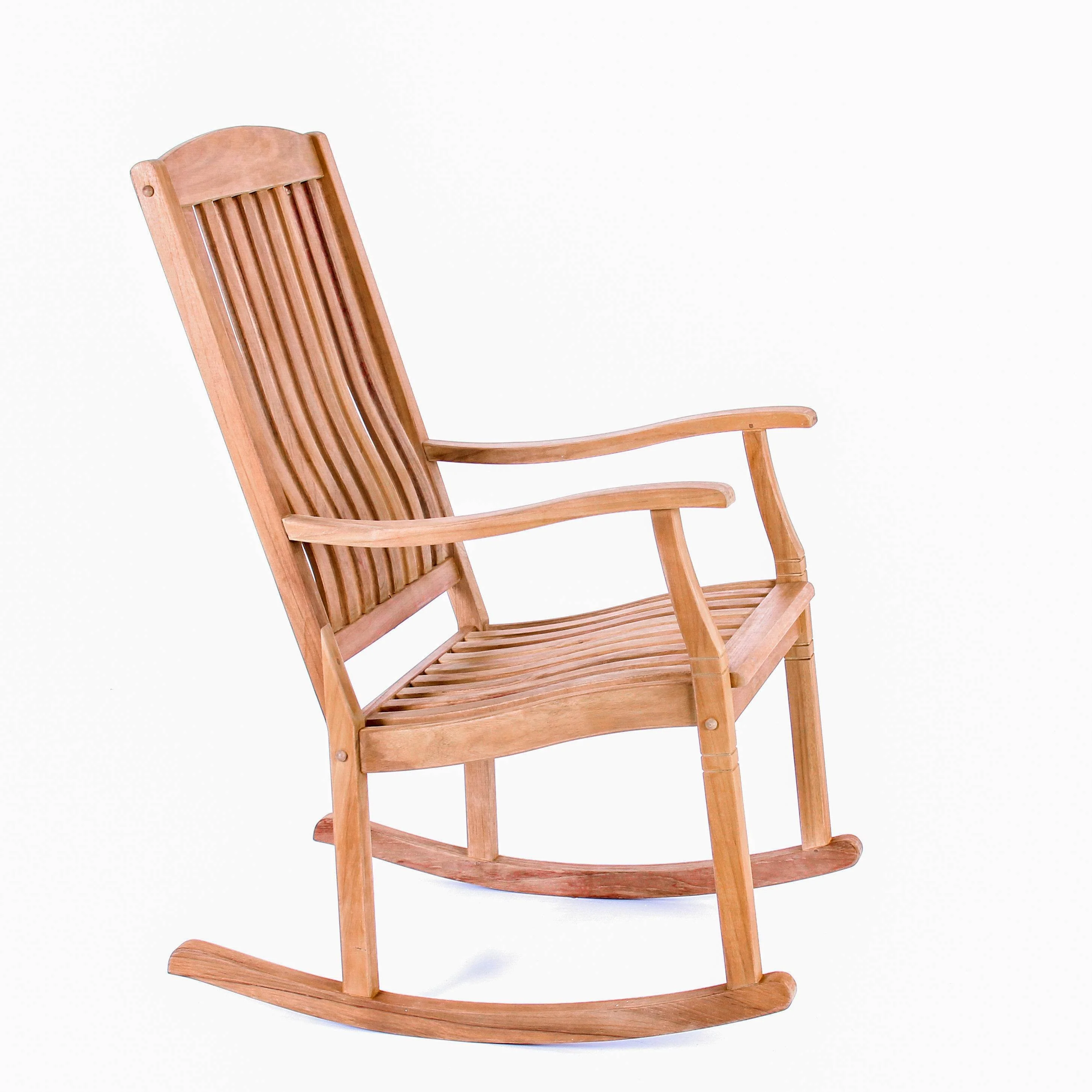 Richmond Teak Wood Porch Rocking Chair - Image 45