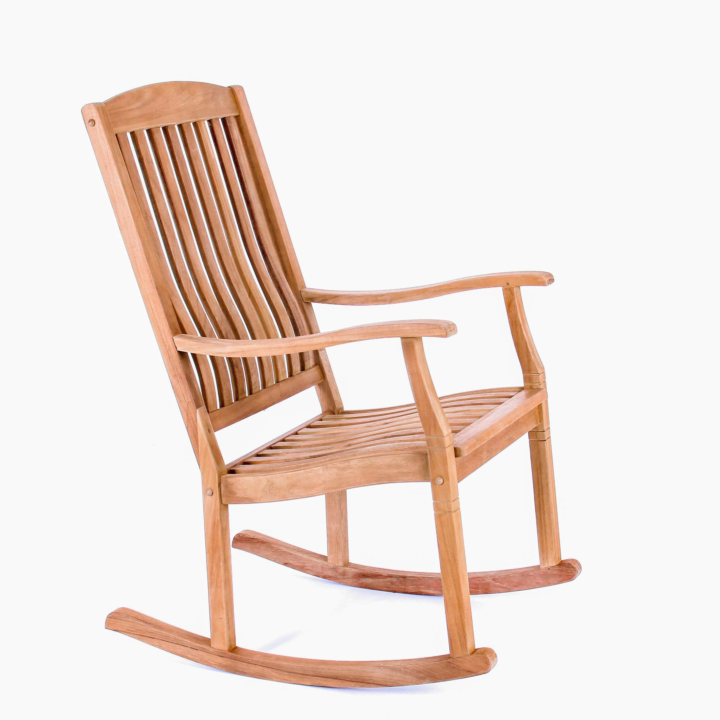 Richmond Teak Wood Porch Rocking Chair - Image 46