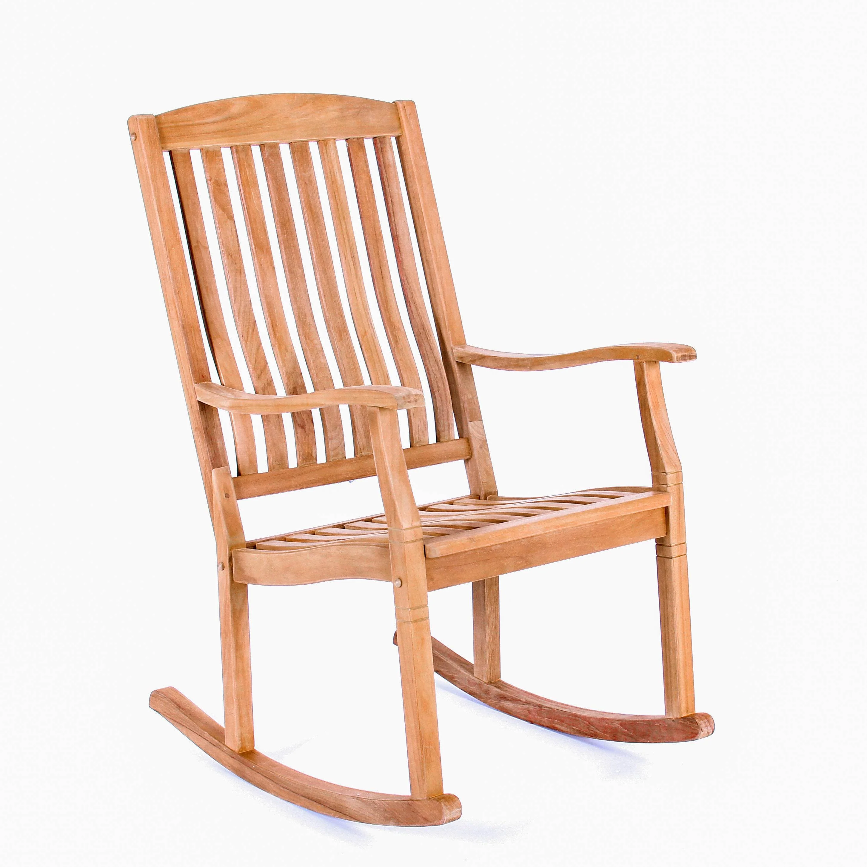 Richmond Teak Wood Porch Rocking Chair - Image 49