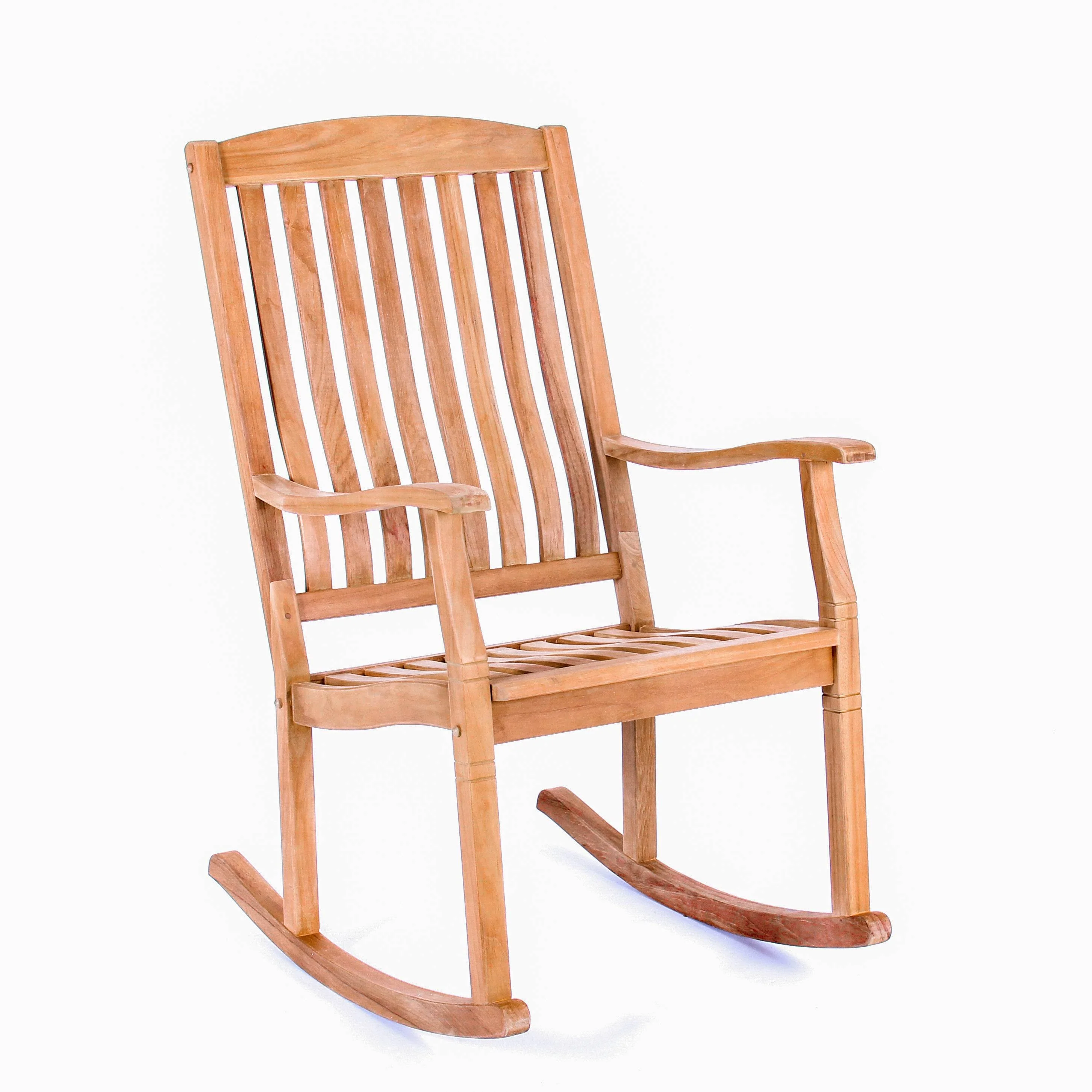 Richmond Teak Wood Porch Rocking Chair - Image 50