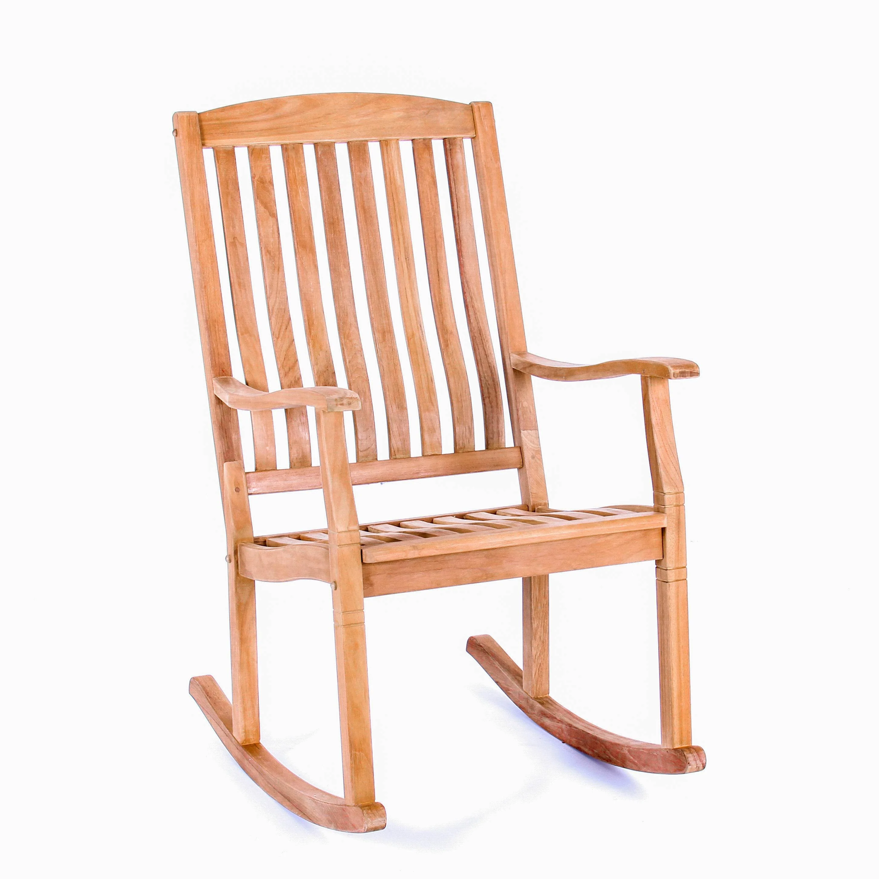 Richmond Teak Wood Porch Rocking Chair - Image 51