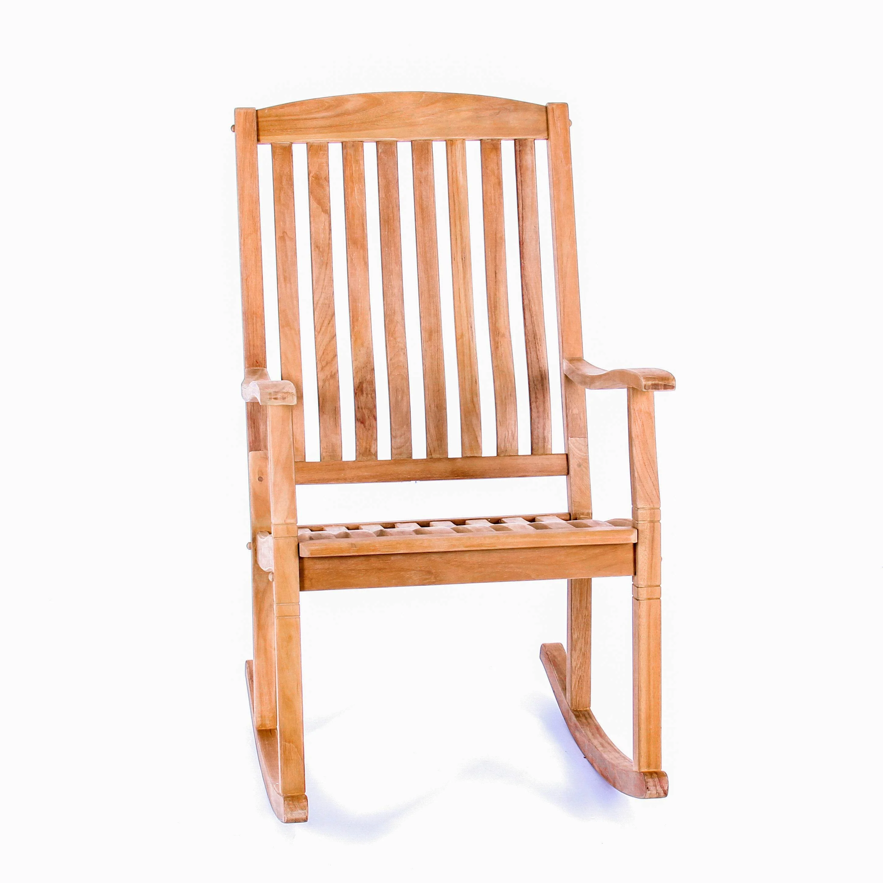 Richmond Teak Wood Porch Rocking Chair - Image 53