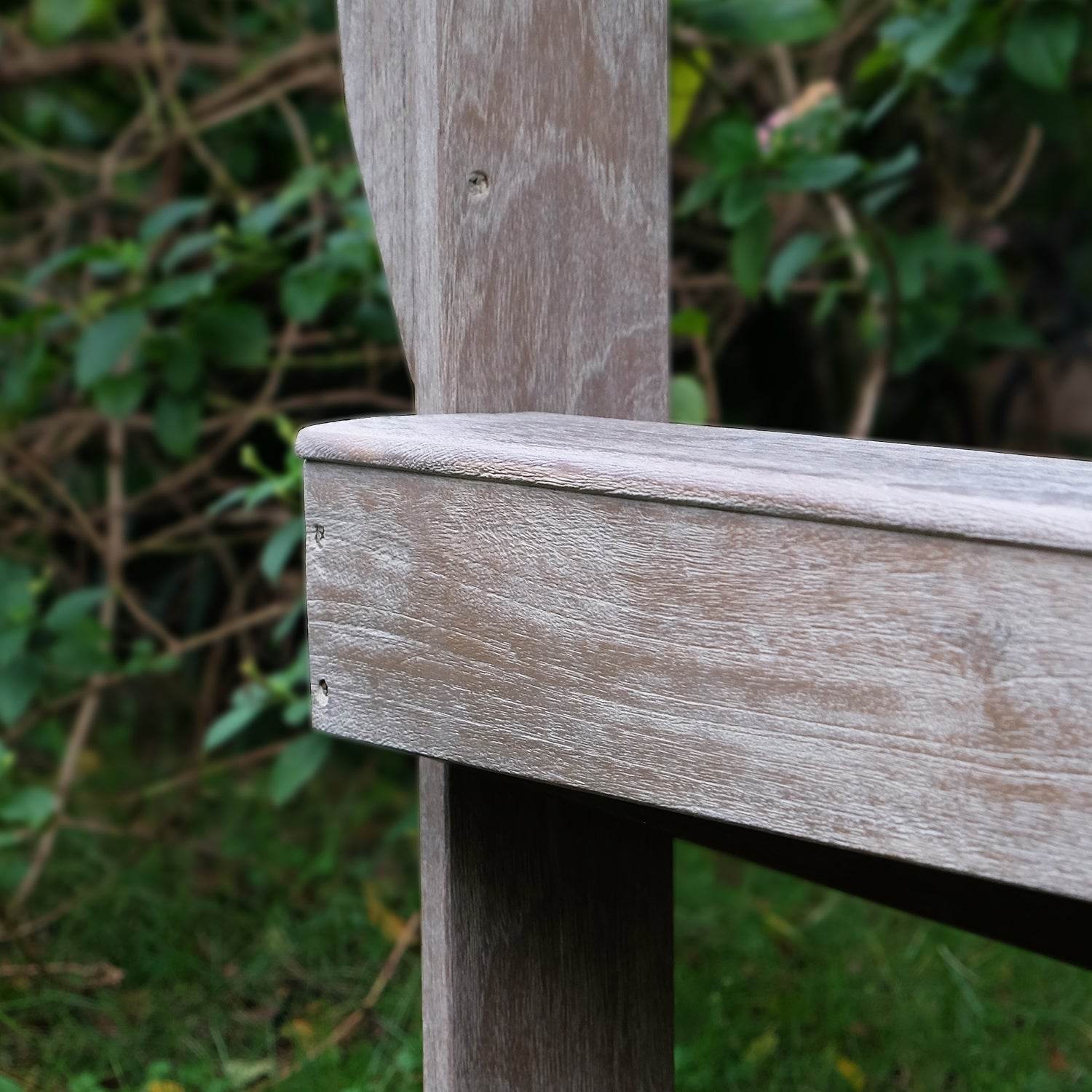 Richmond Weathered Teak Wood Adirondack Chair - Image 8