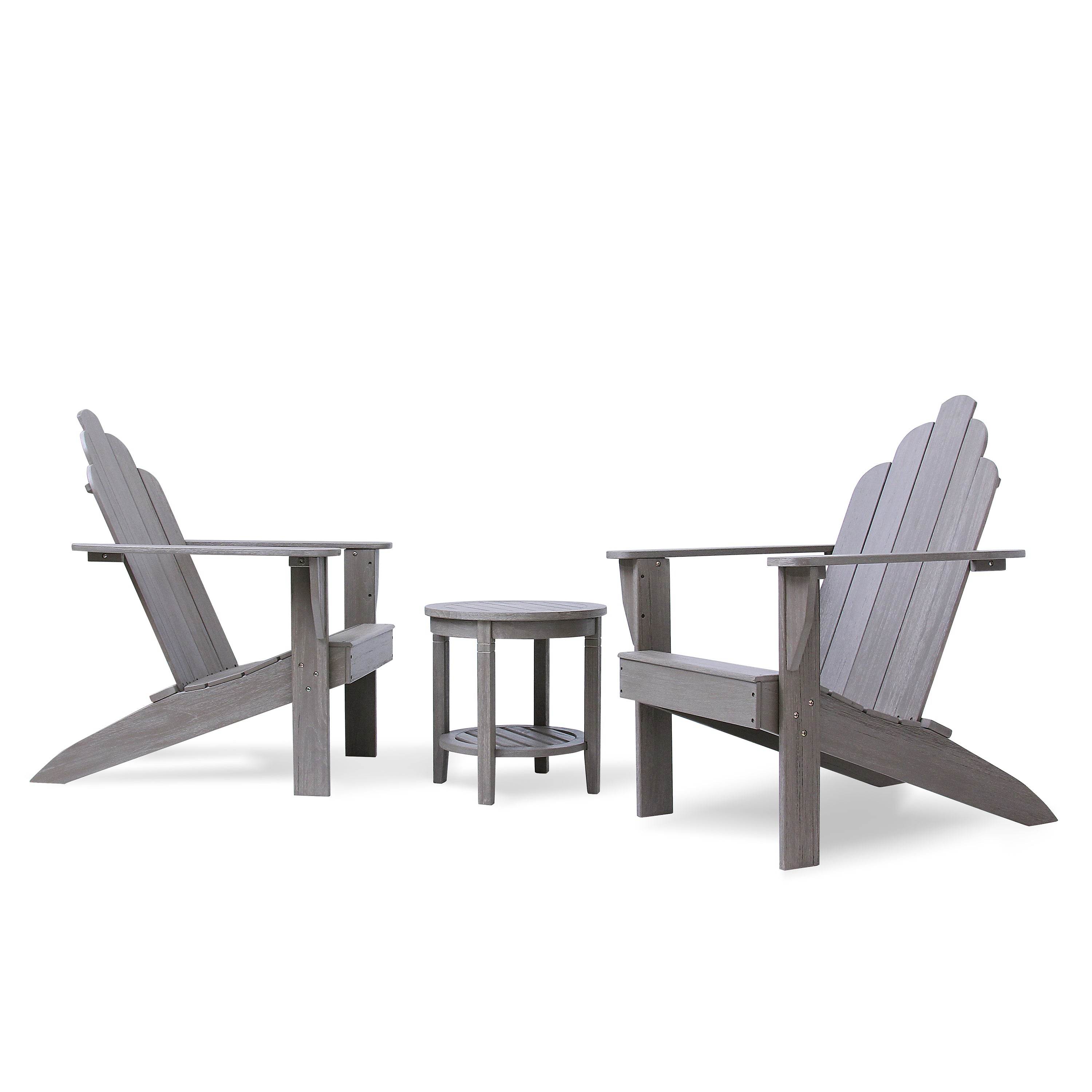 Richmond Weathered Teak Wood Adirondack Chair - Image 9