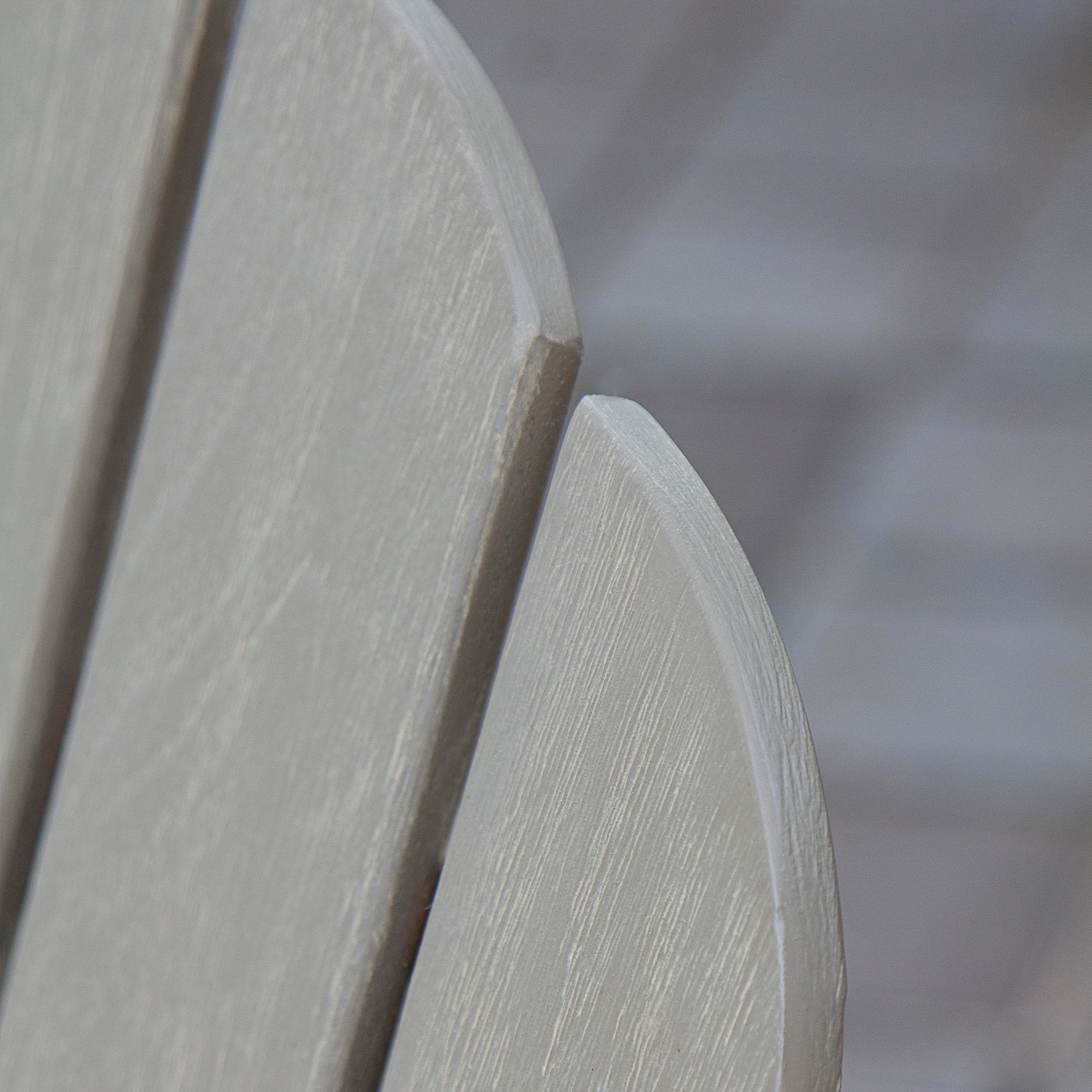 Richmond Weathered Teak Wood Adirondack Chair with Cup Holder - Image 10