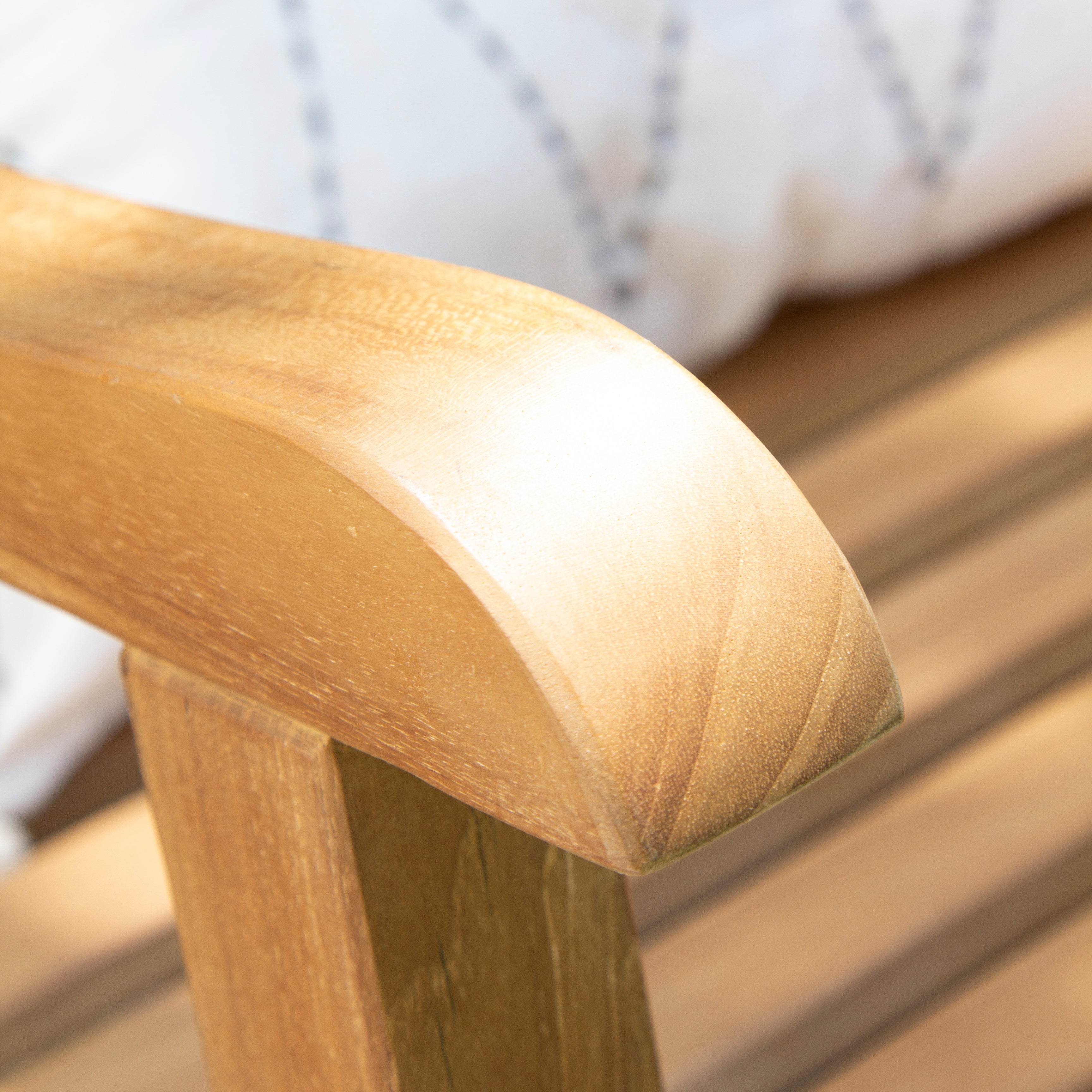 Rocca Teak Wood Porch Swing - Image 4