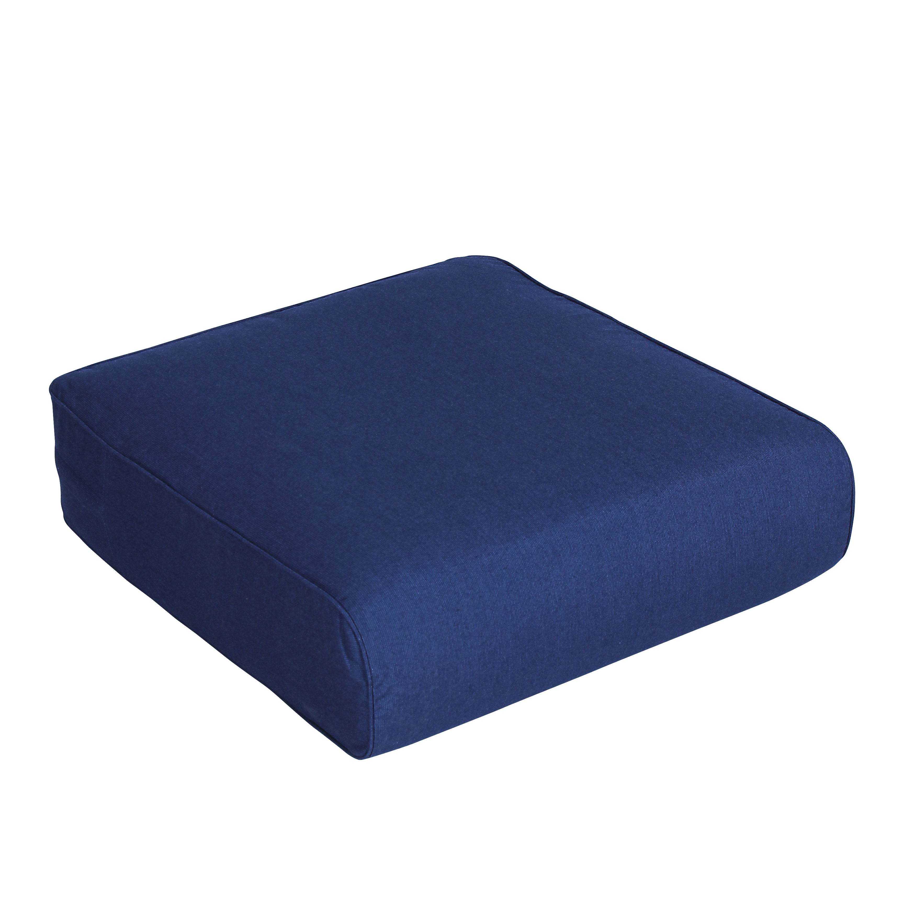Sunbrella Indigo Outdoor Cushion Slipcover Replacement for Seating of Abbington 5 Piece Patio Conversation Set - Image 4