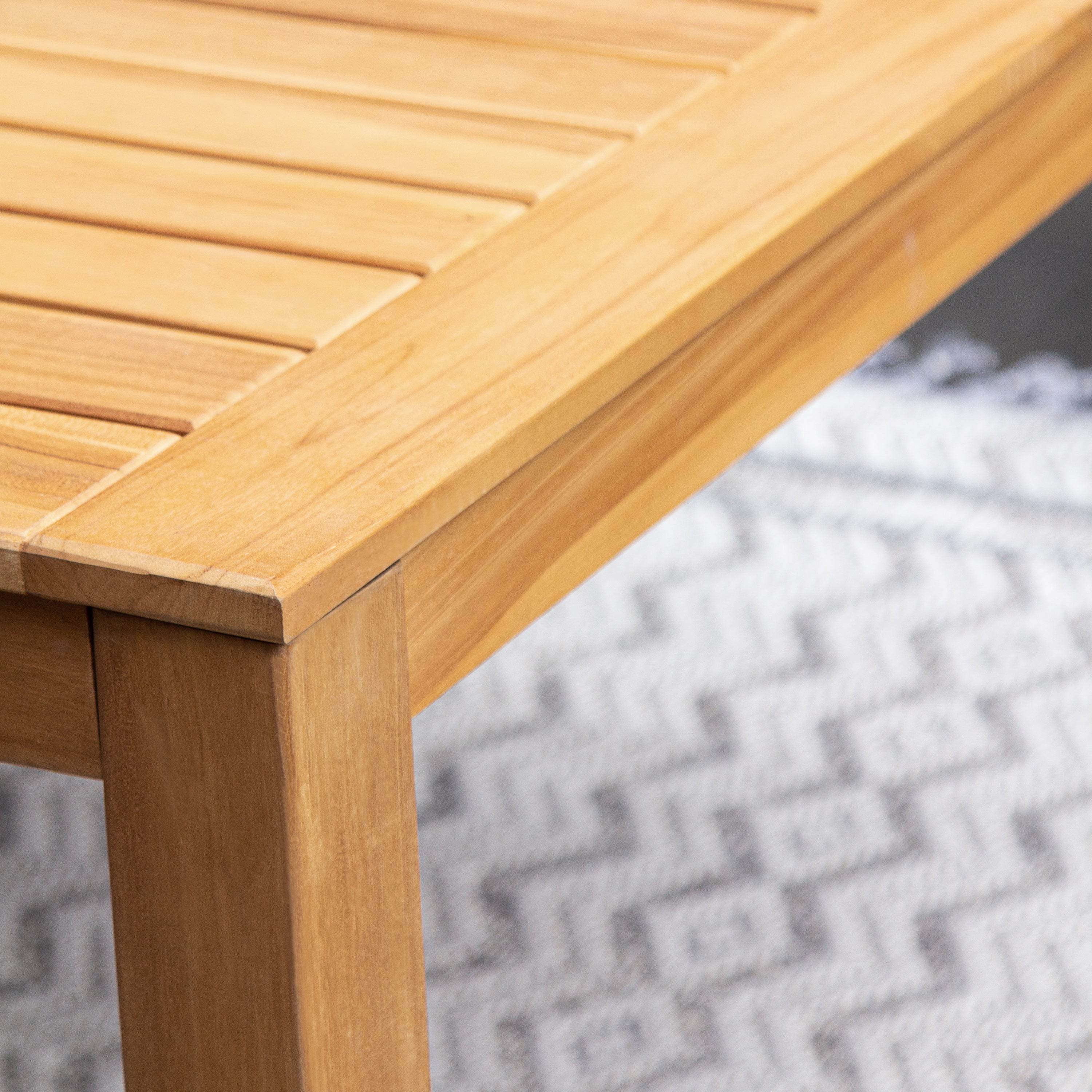 Sydney Teak Wood 4 Pieces Outdoor Dining Set - Image 14
