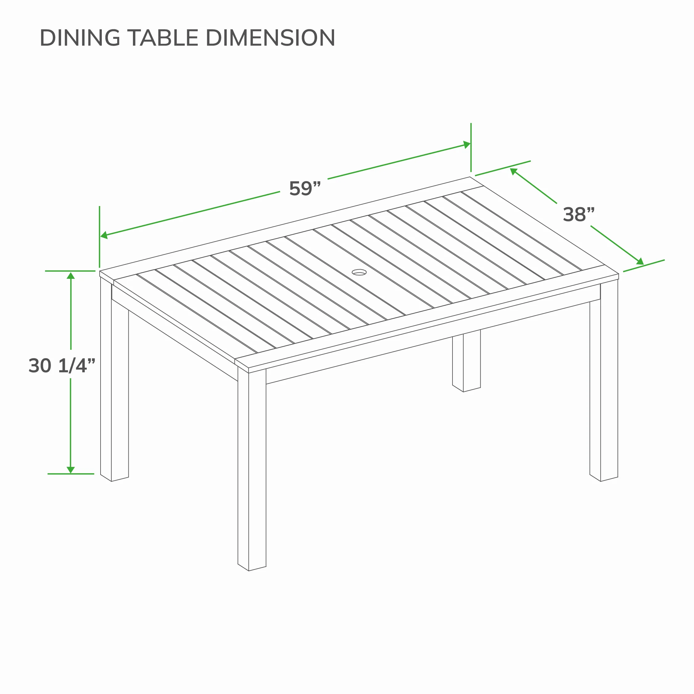 Vermont Teak Wood 4 Piece Outdoor Dining Set with Backless Bench - Image 16