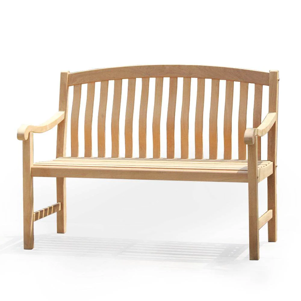 Vermont Teak Wood Outdoor Bench - Image 11
