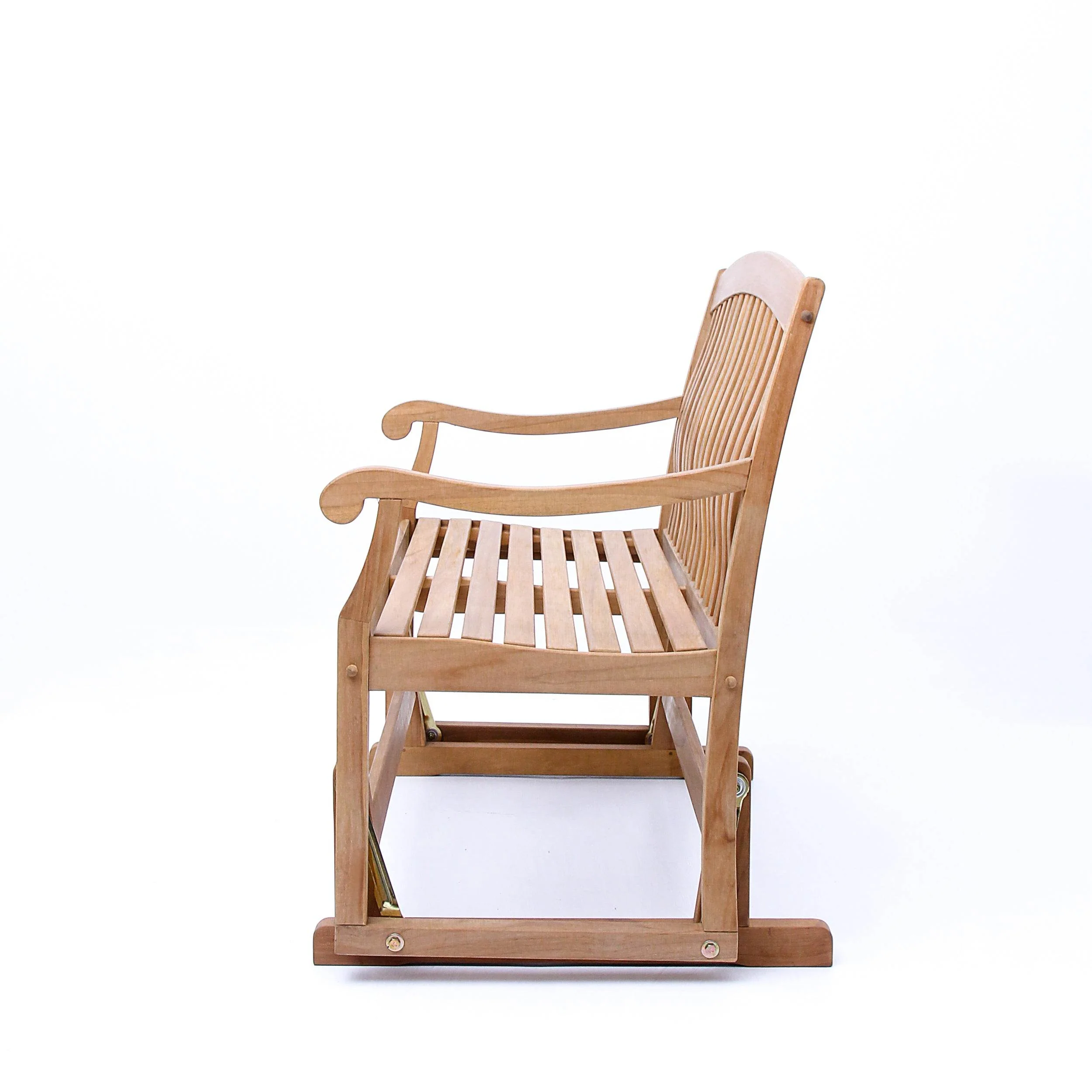 Vermont Teak Wood Outdoor Glider Bench - Image 23