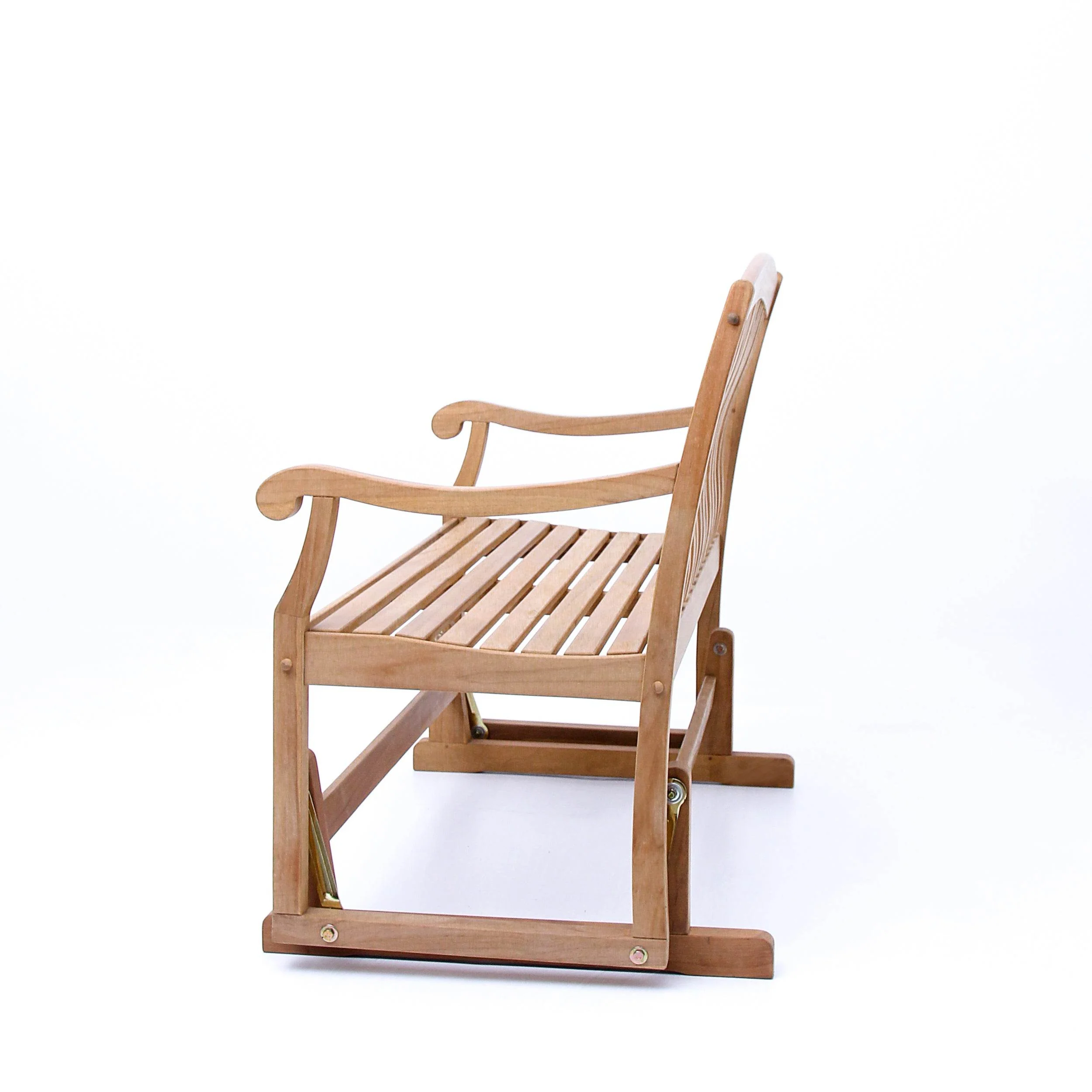 Vermont Teak Wood Outdoor Glider Bench - Image 24