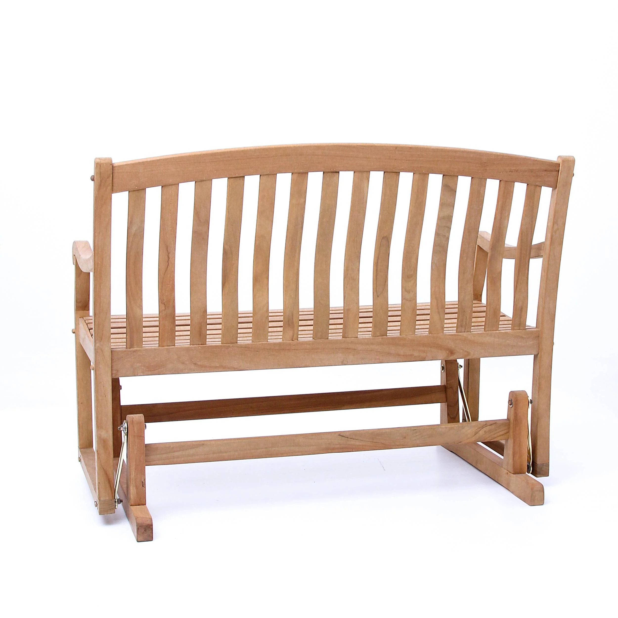 Vermont Teak Wood Outdoor Glider Bench - Image 32