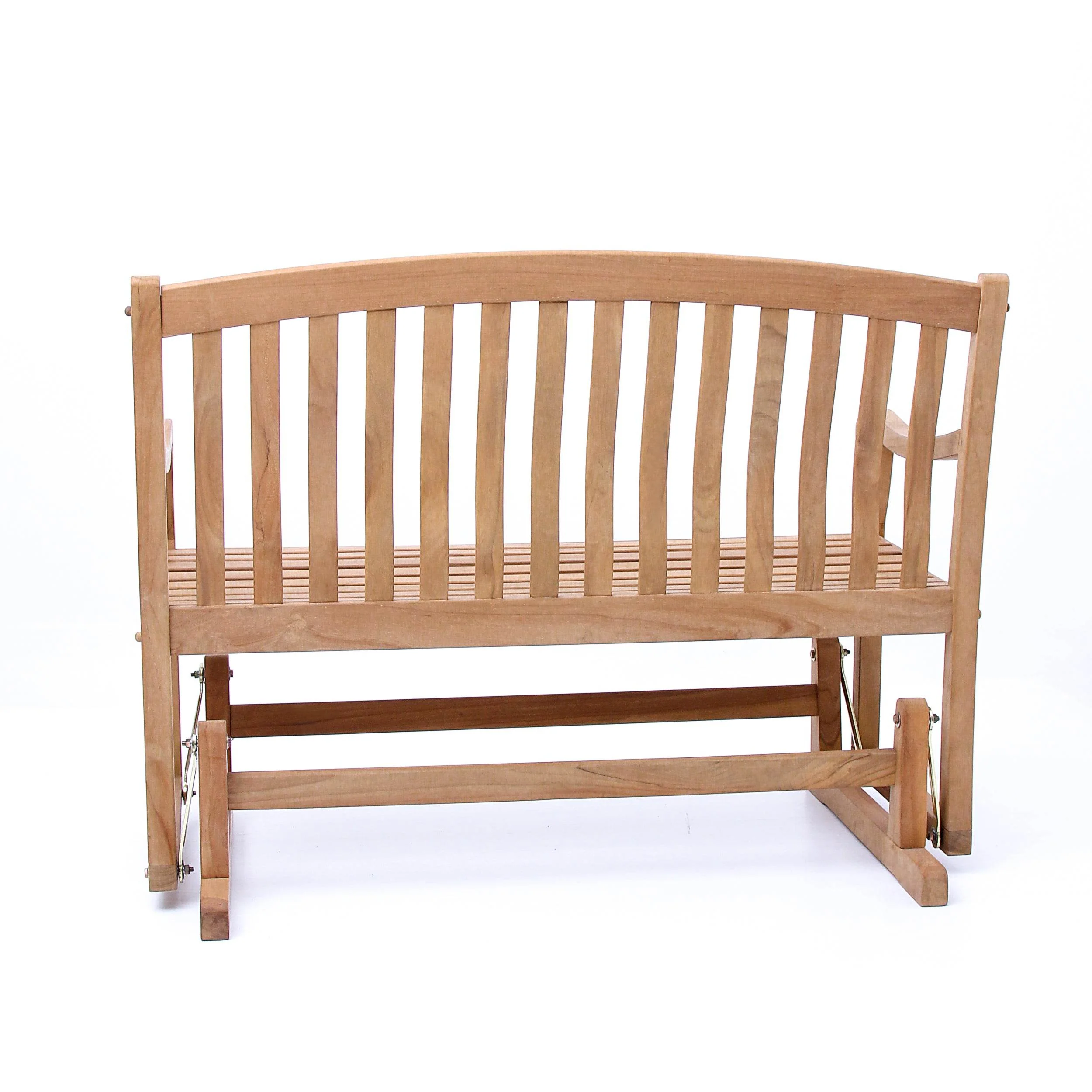 Vermont Teak Wood Outdoor Glider Bench - Image 33
