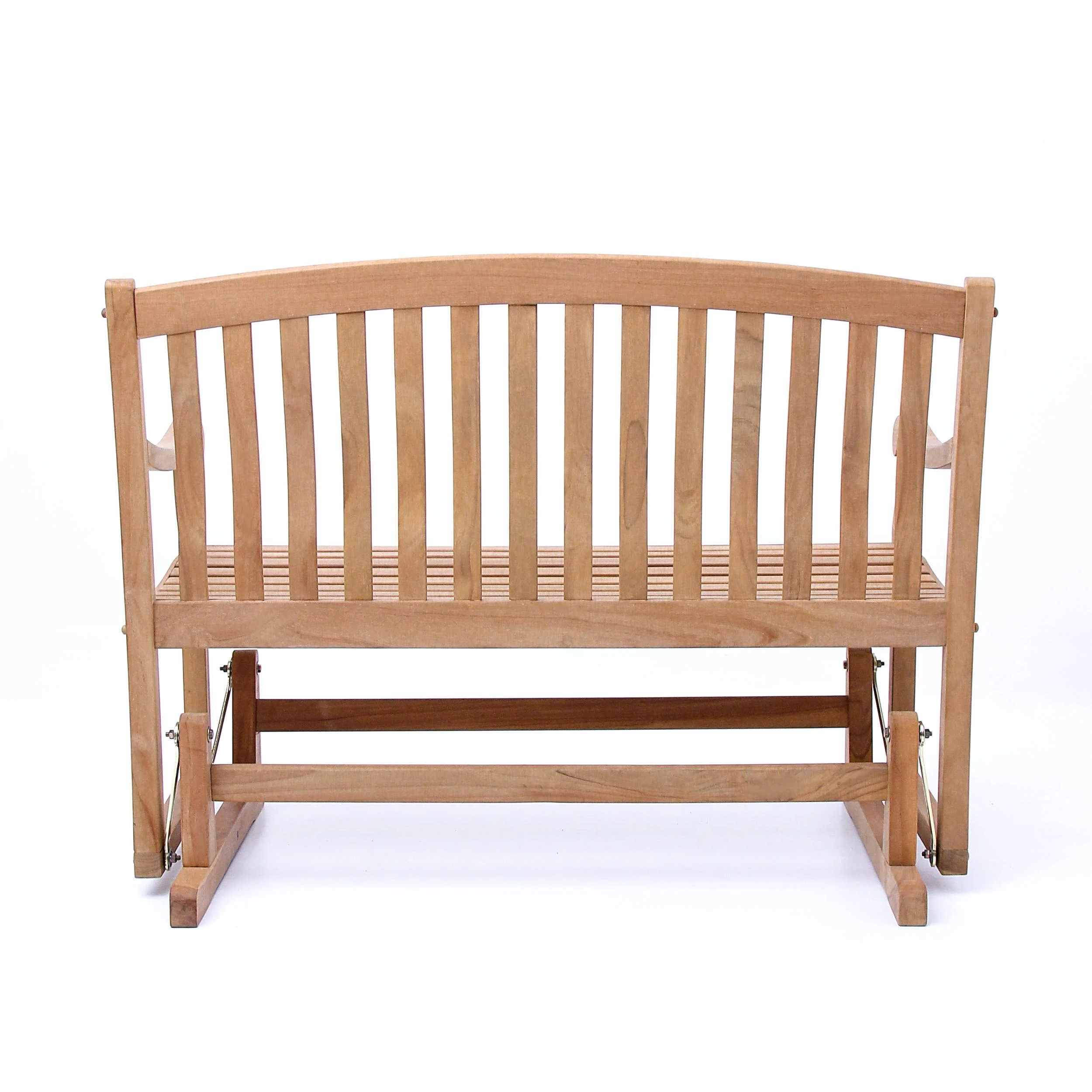 Vermont Teak Wood Outdoor Glider Bench - Image 34