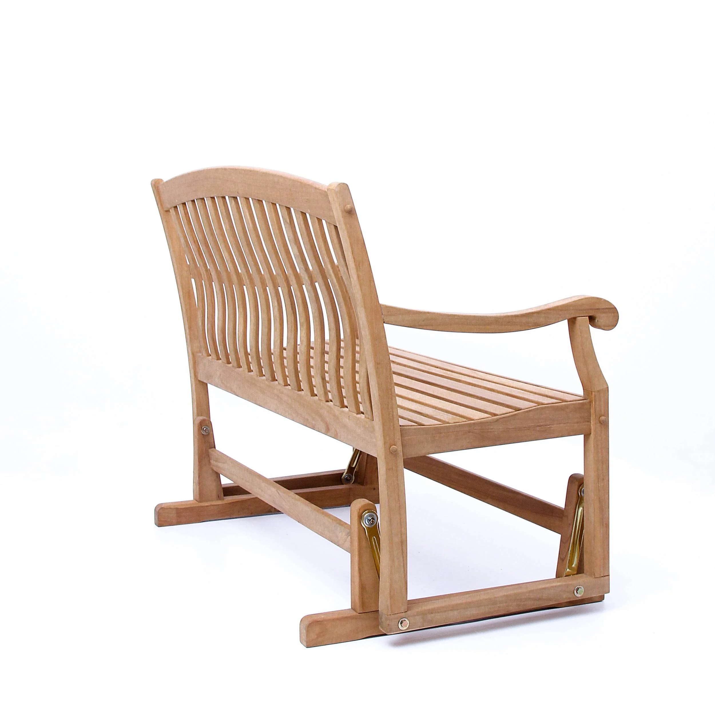 Vermont Teak Wood Outdoor Glider Bench - Image 42