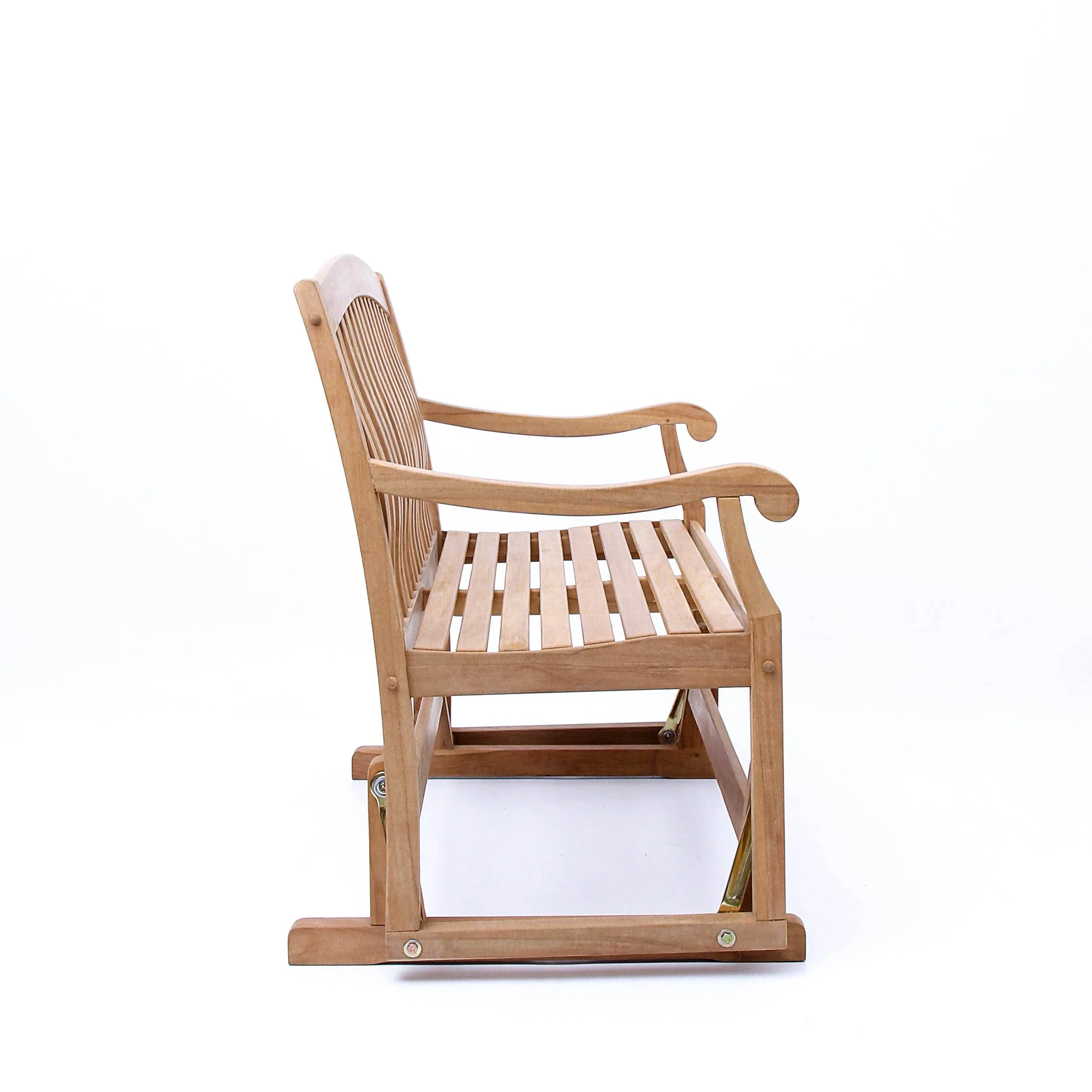 Vermont Teak Wood Outdoor Glider Bench - Image 45