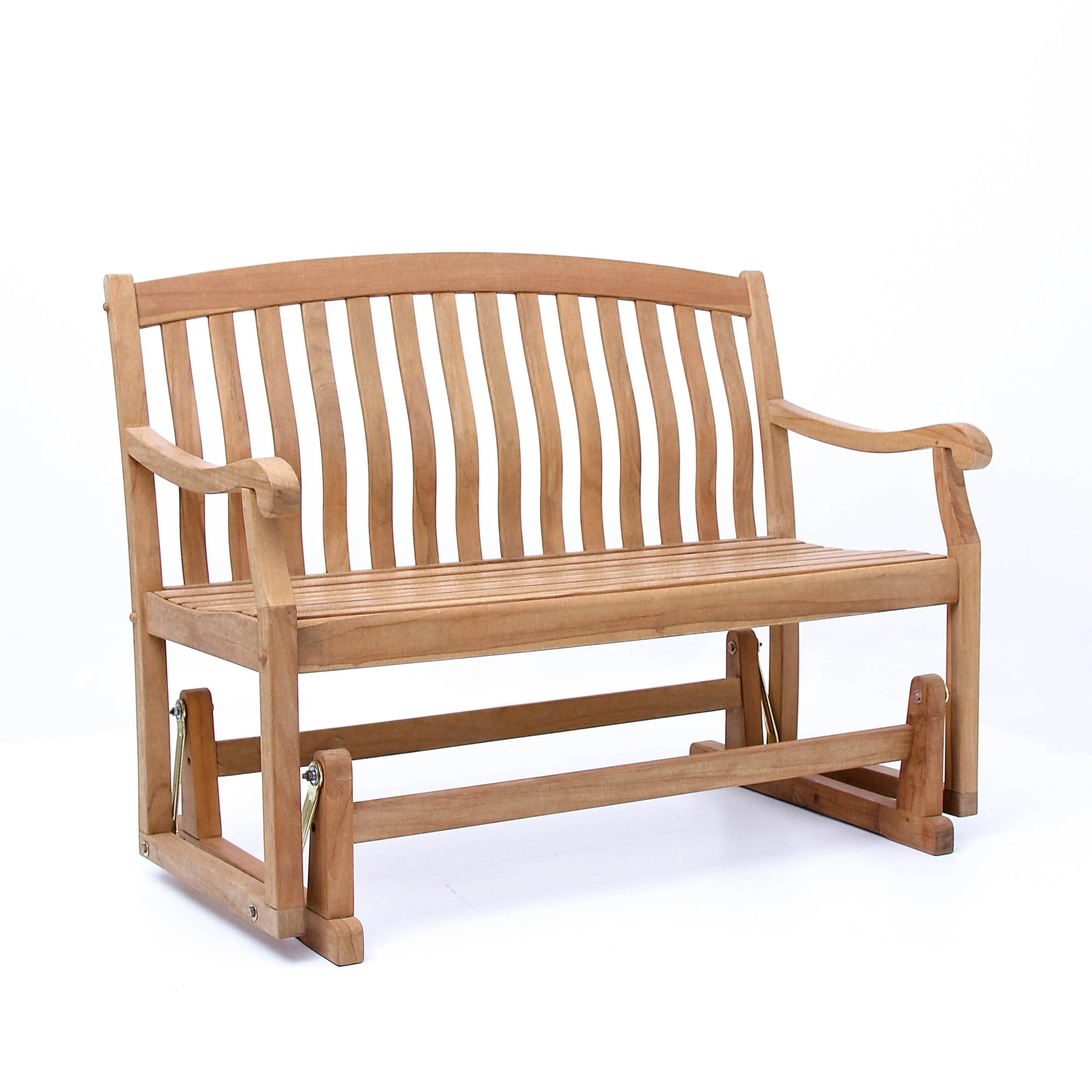 Vermont Teak Wood Outdoor Glider Bench - Image 52
