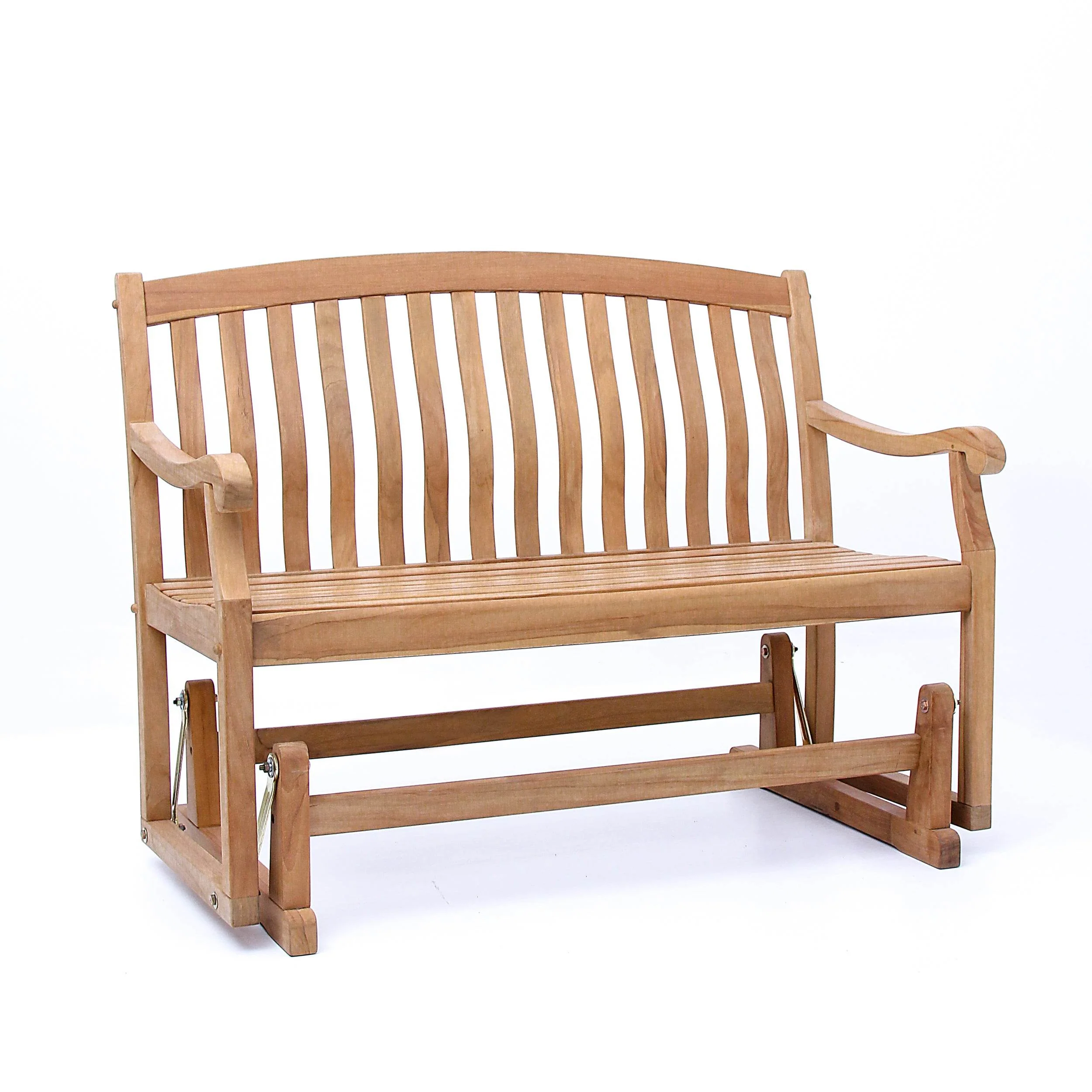 Vermont Teak Wood Outdoor Glider Bench - Image 53