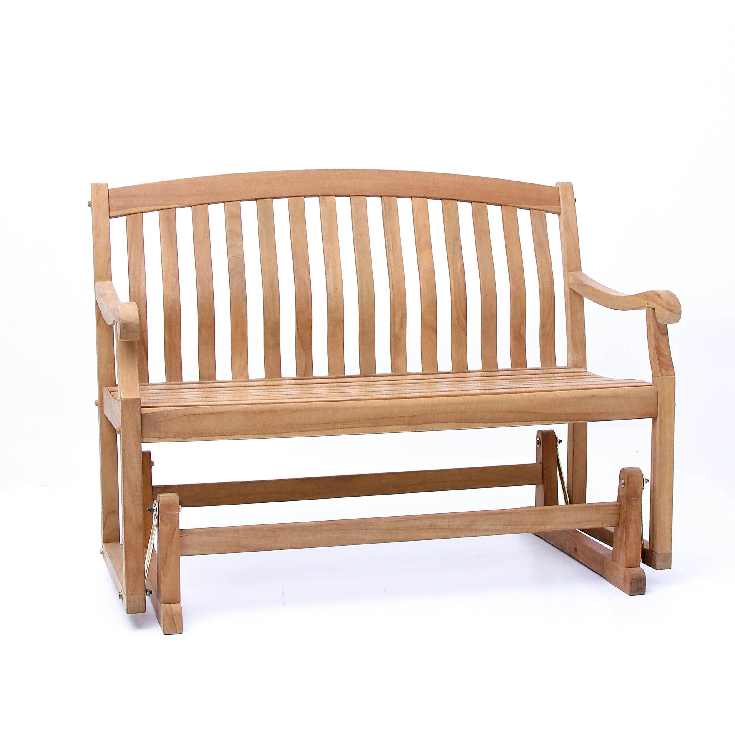 Vermont Teak Wood Outdoor Glider Bench - Image 54