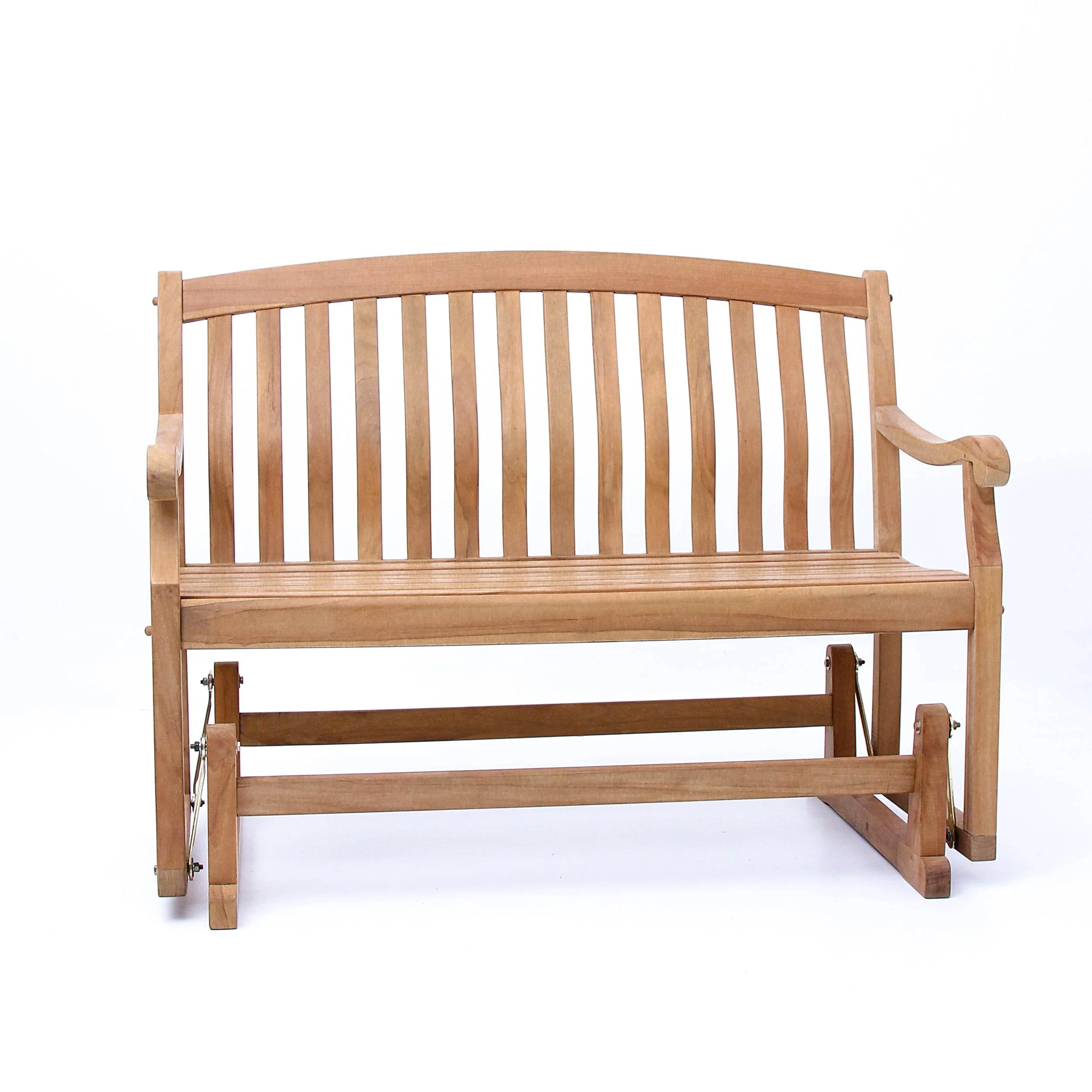 Vermont Teak Wood Outdoor Glider Bench - Image 55