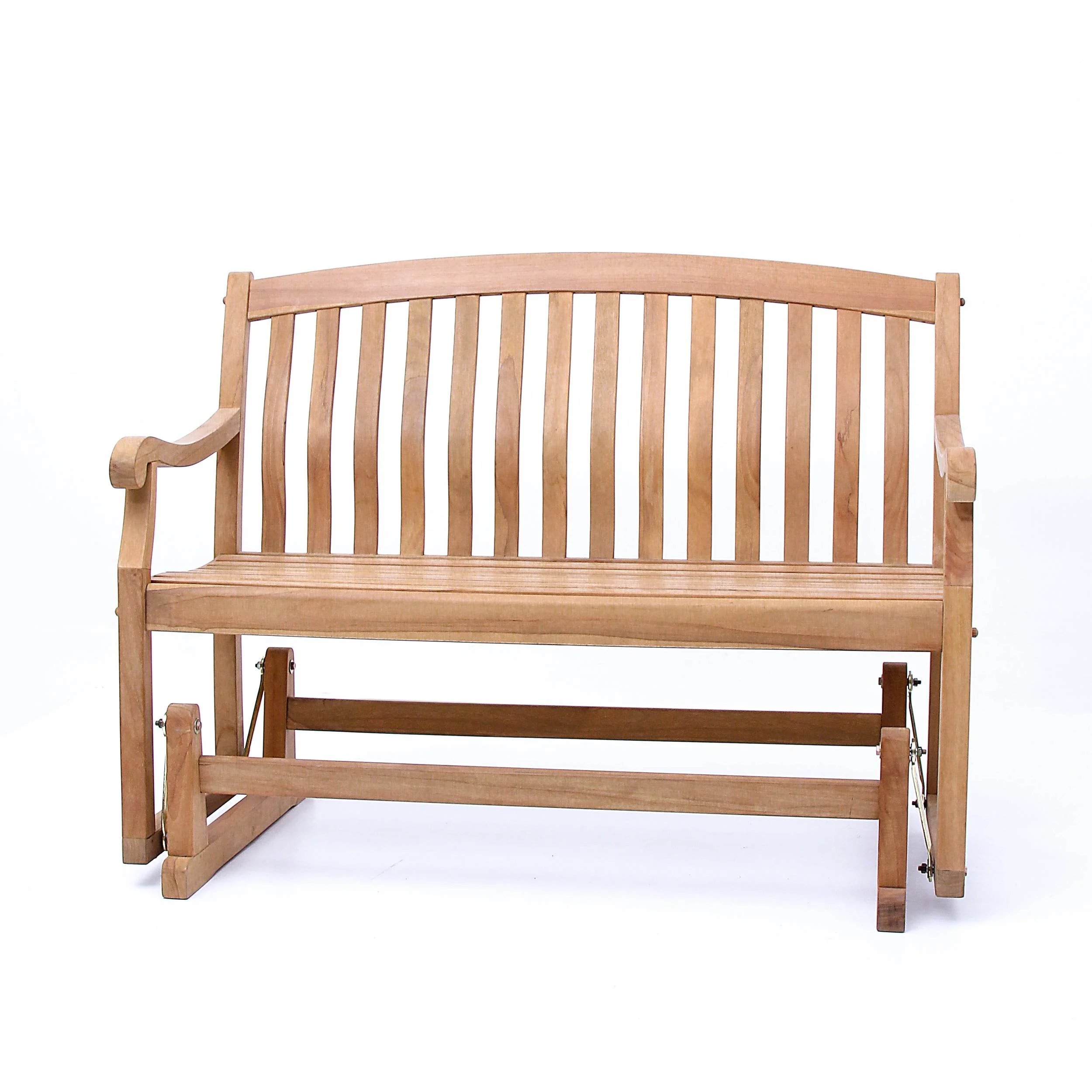 Vermont Teak Wood Outdoor Glider Bench - Image 57