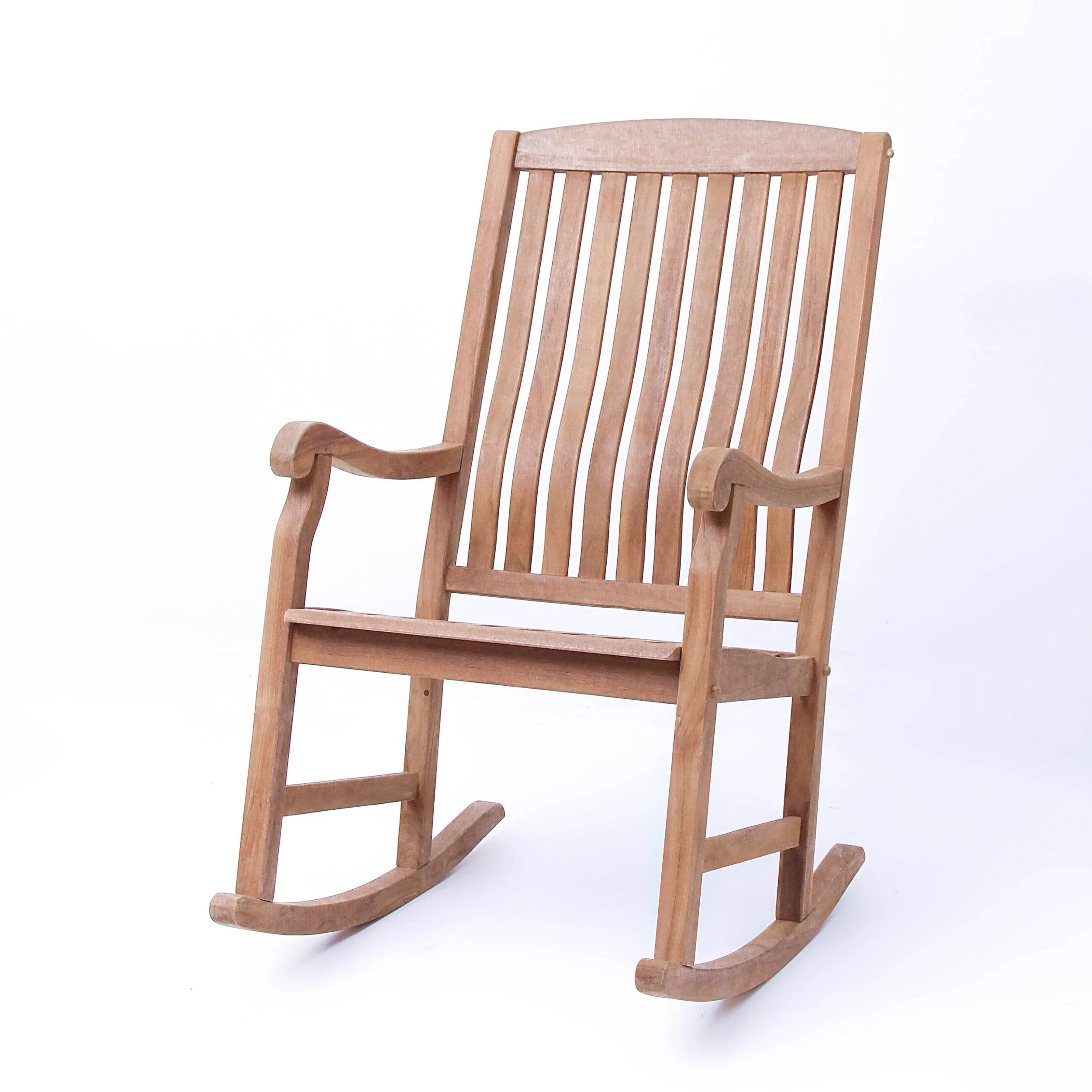 Vermont Teak Wood Porch Rocking Chair - Image 16
