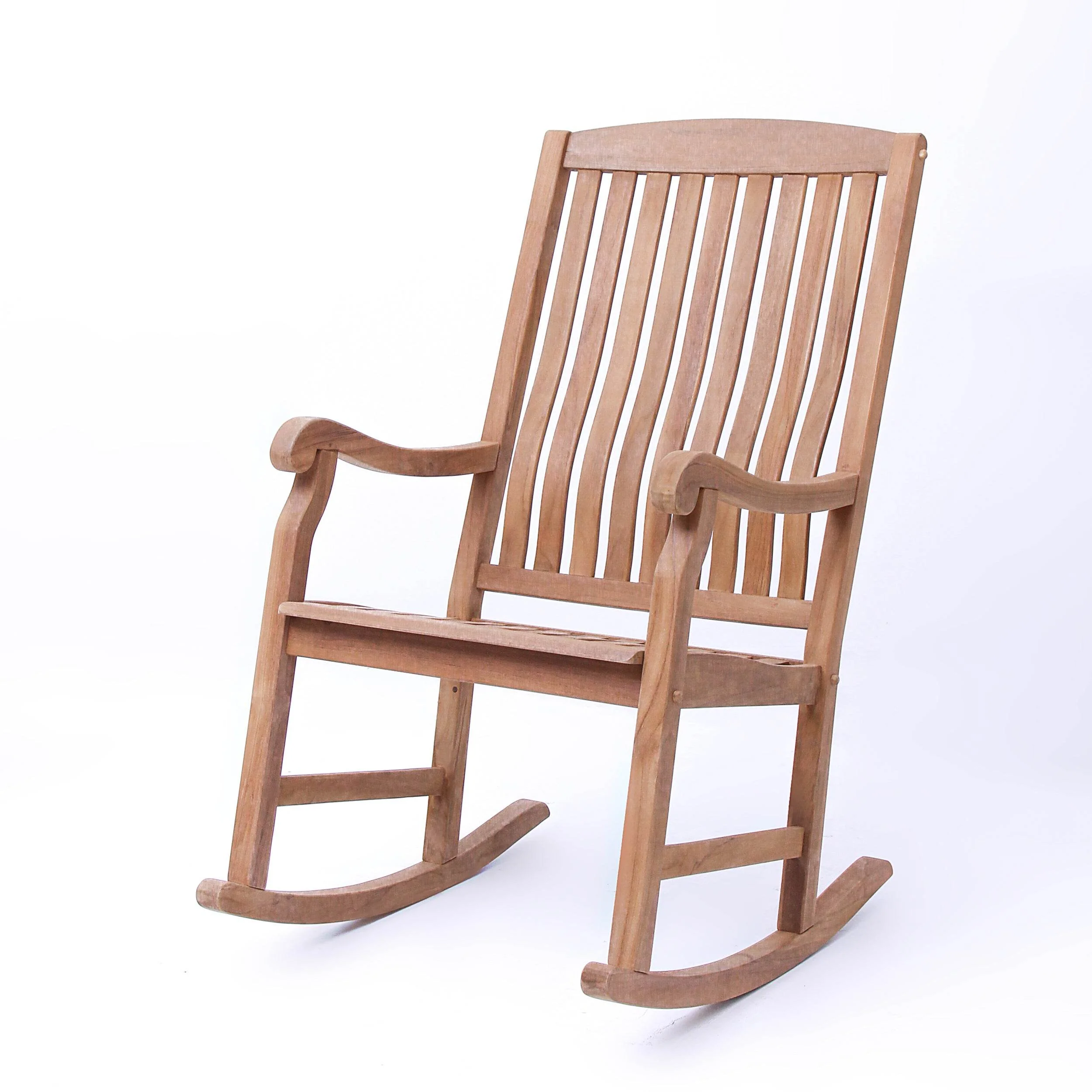 Vermont Teak Wood Porch Rocking Chair - Image 17