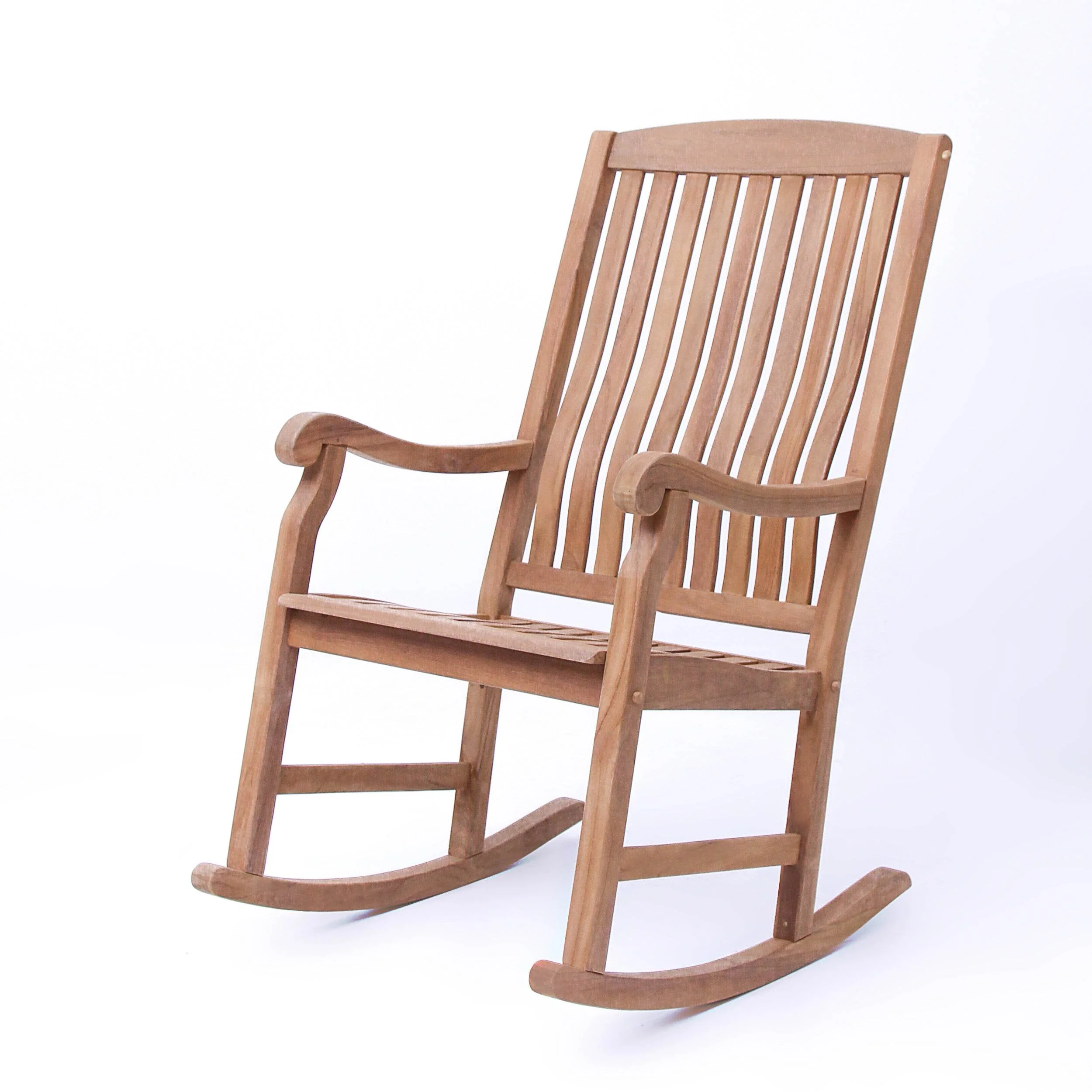 Vermont Teak Wood Porch Rocking Chair - Image 18