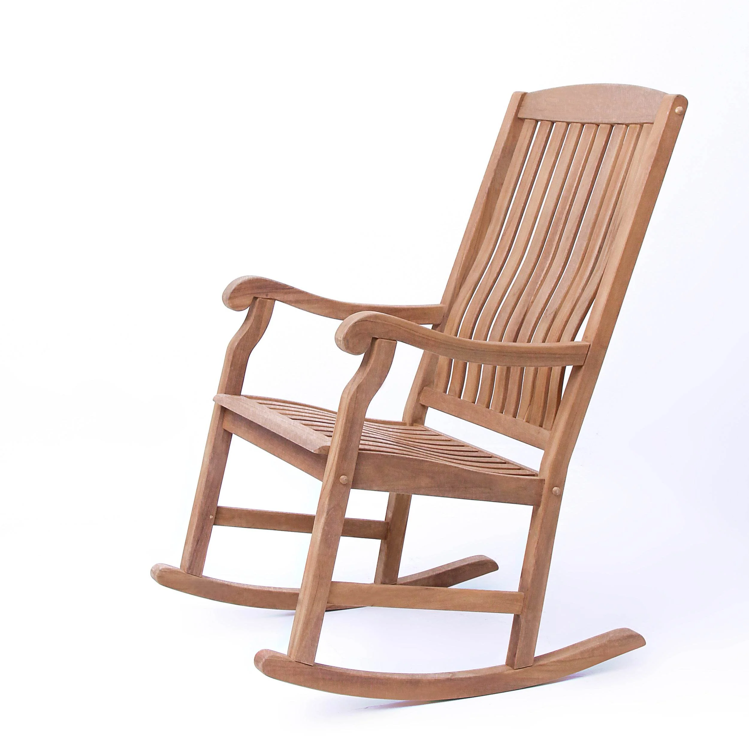 Vermont Teak Wood Porch Rocking Chair - Image 21