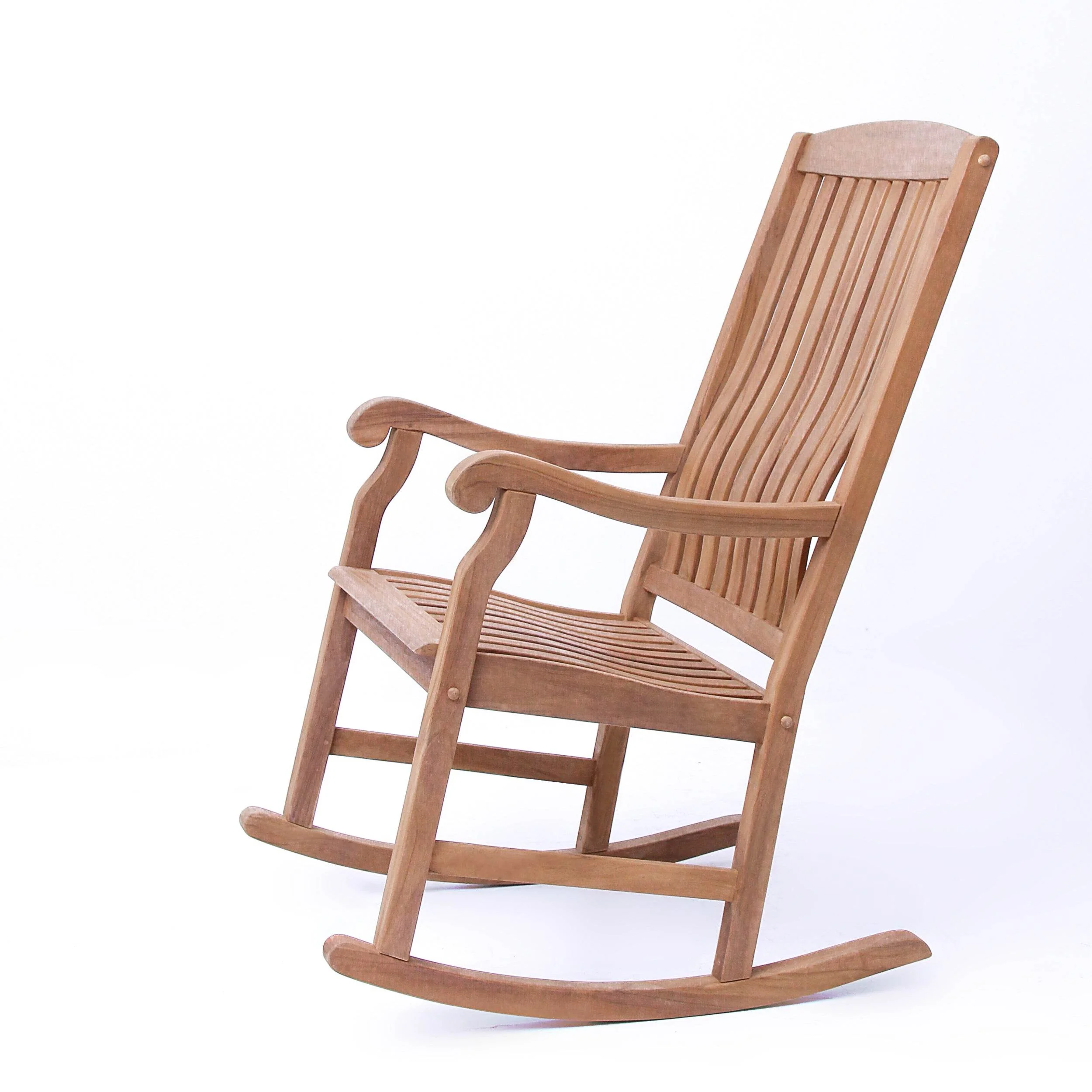 Vermont Teak Wood Porch Rocking Chair - Image 22