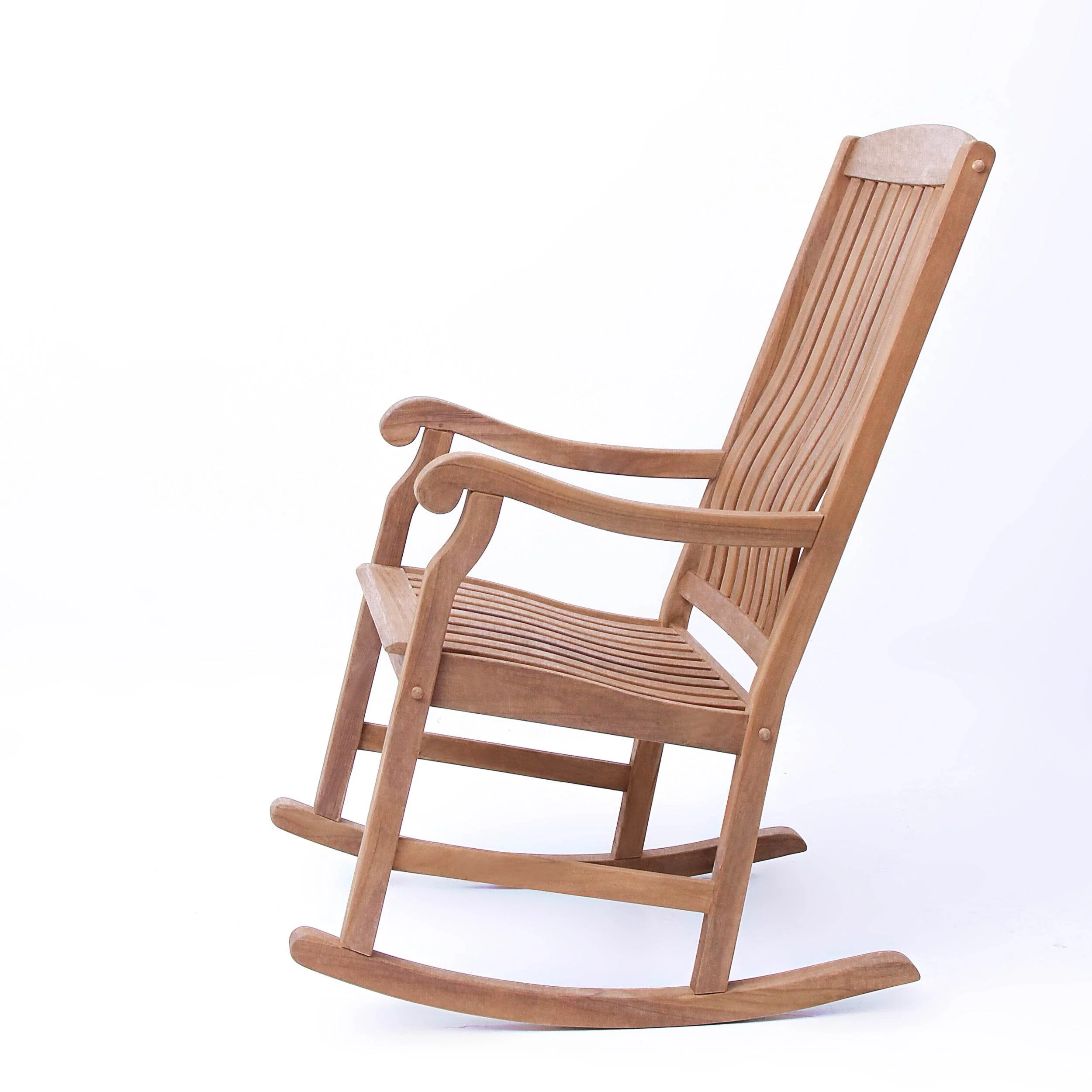 Vermont Teak Wood Porch Rocking Chair - Image 23
