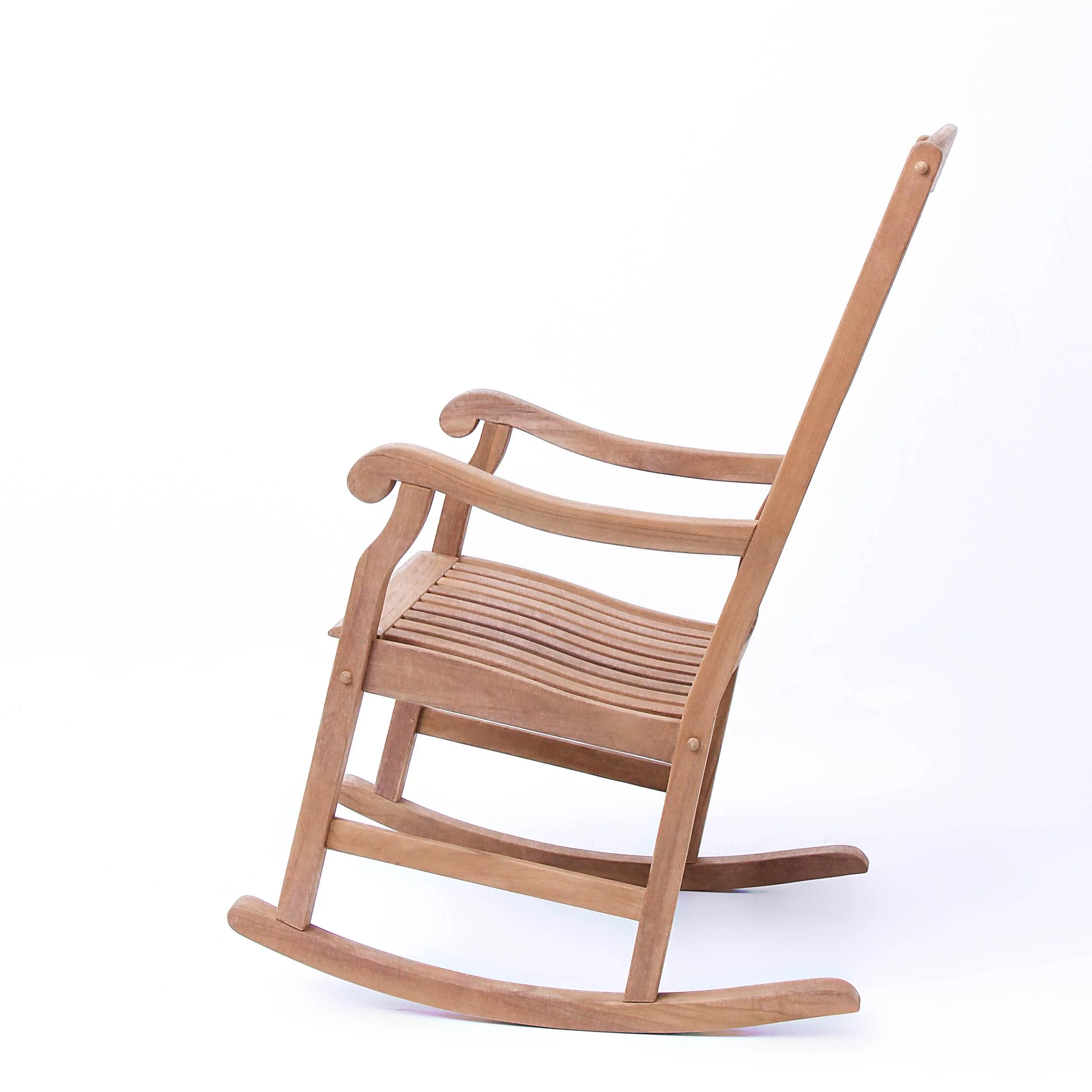 Vermont Teak Wood Porch Rocking Chair - Image 25