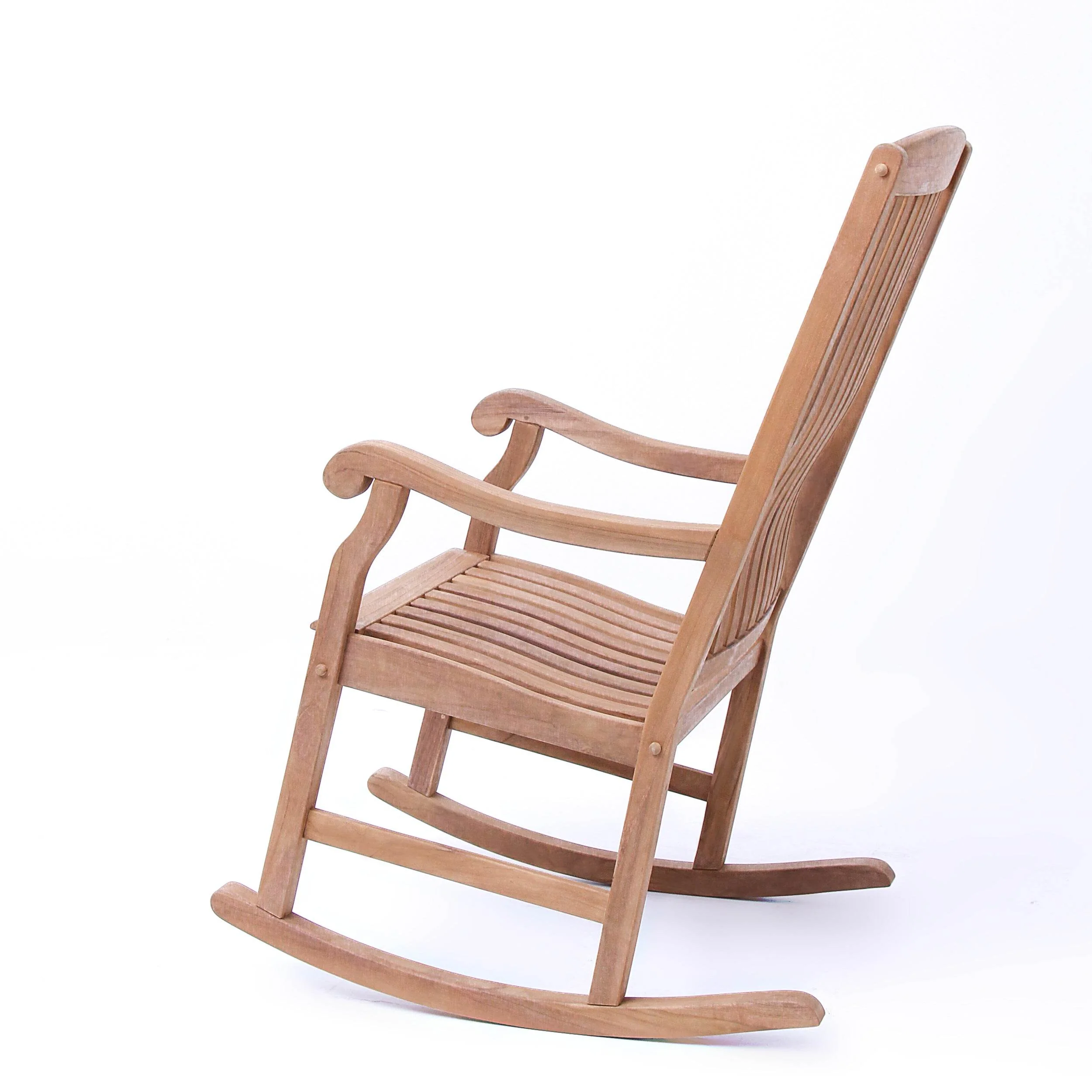 Vermont Teak Wood Porch Rocking Chair - Image 26