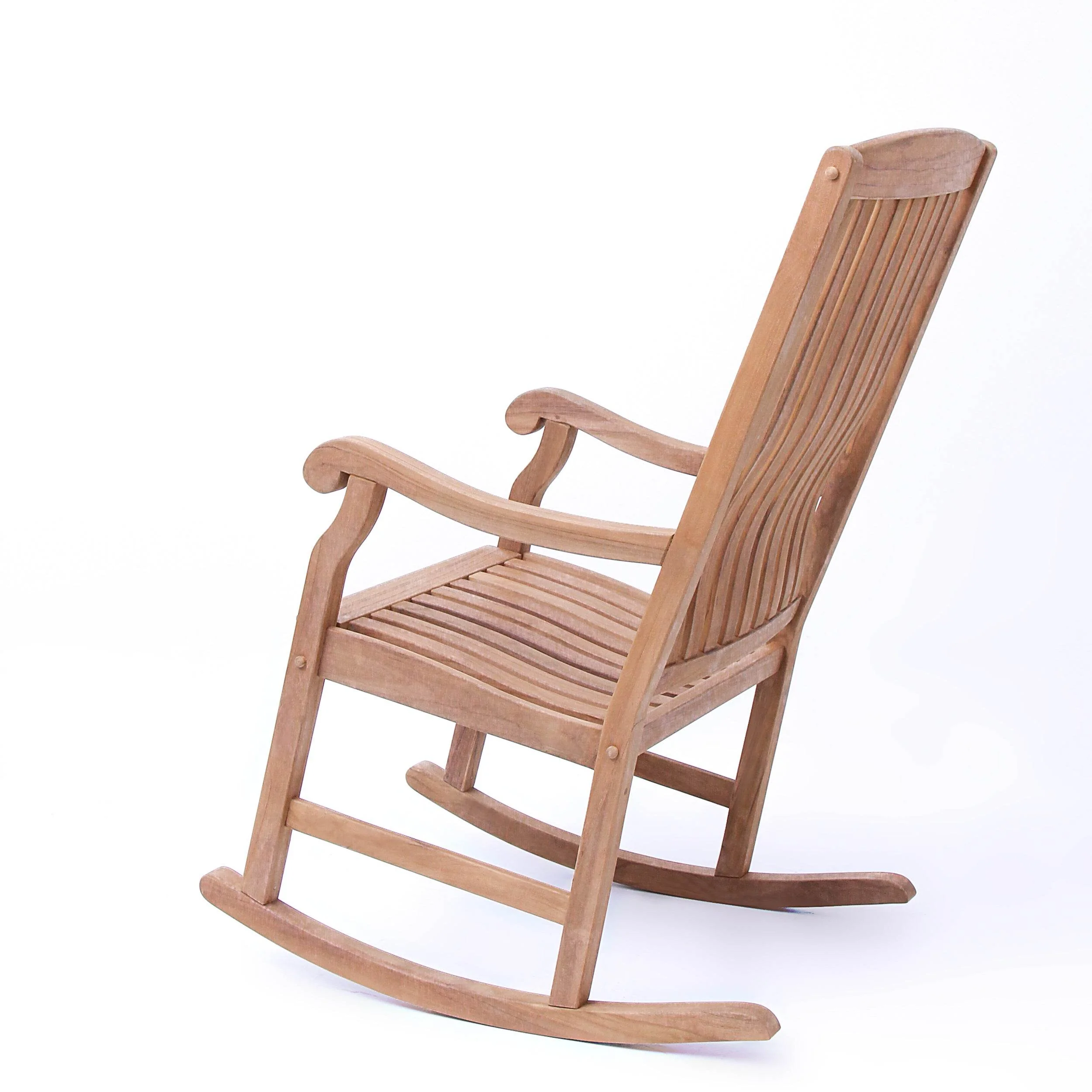 Vermont Teak Wood Porch Rocking Chair - Image 27