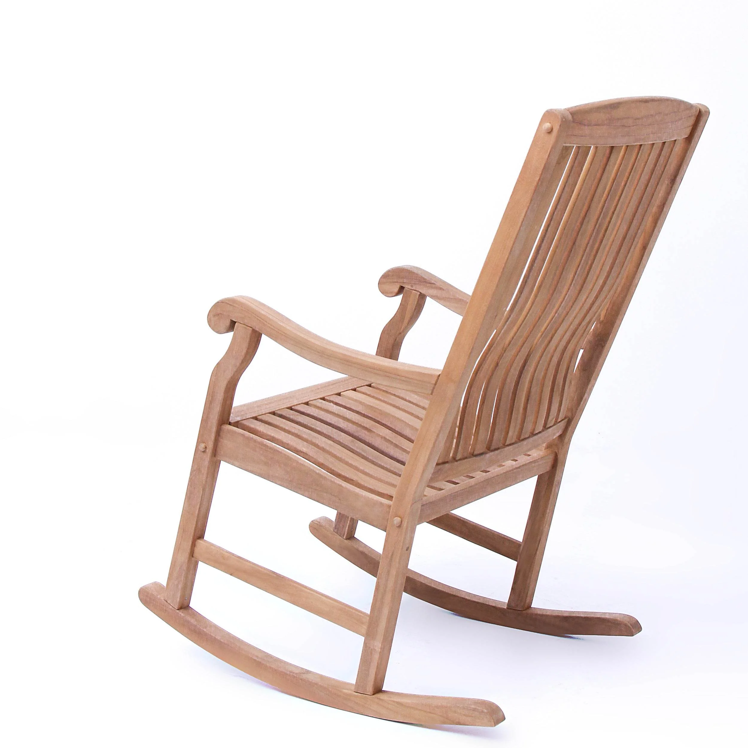 Vermont Teak Wood Porch Rocking Chair - Image 28