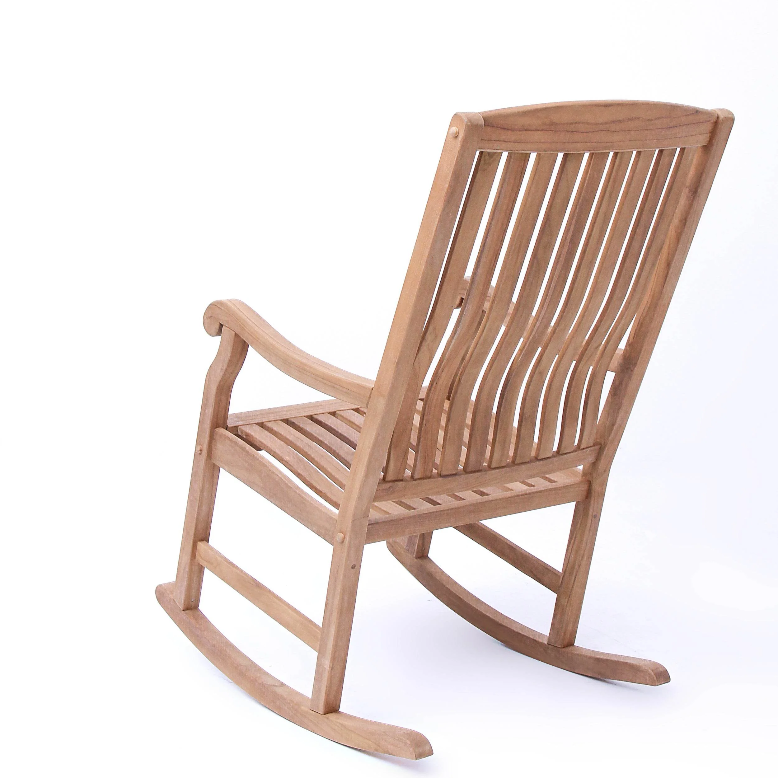 Vermont Teak Wood Porch Rocking Chair - Image 30
