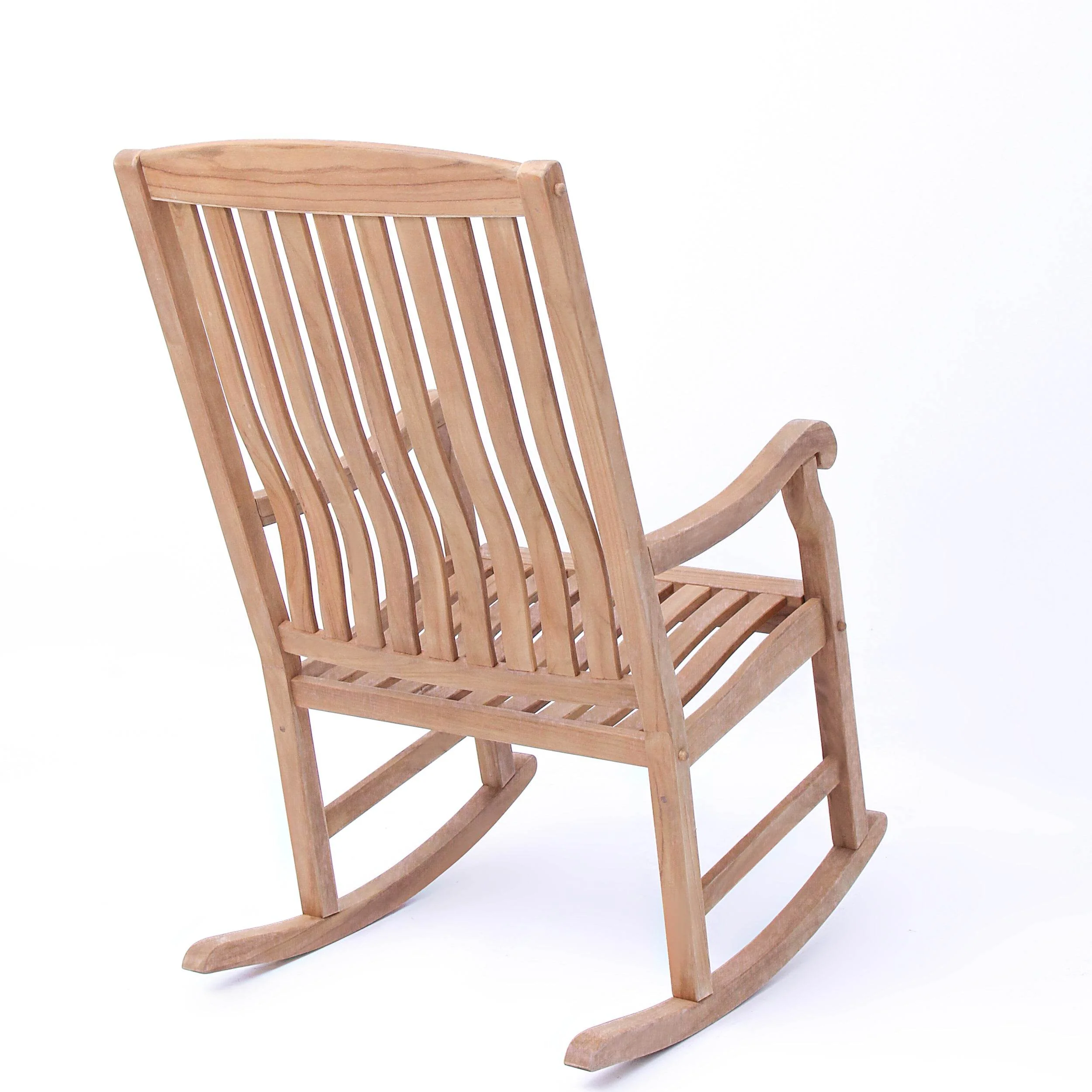 Vermont Teak Wood Porch Rocking Chair - Image 39