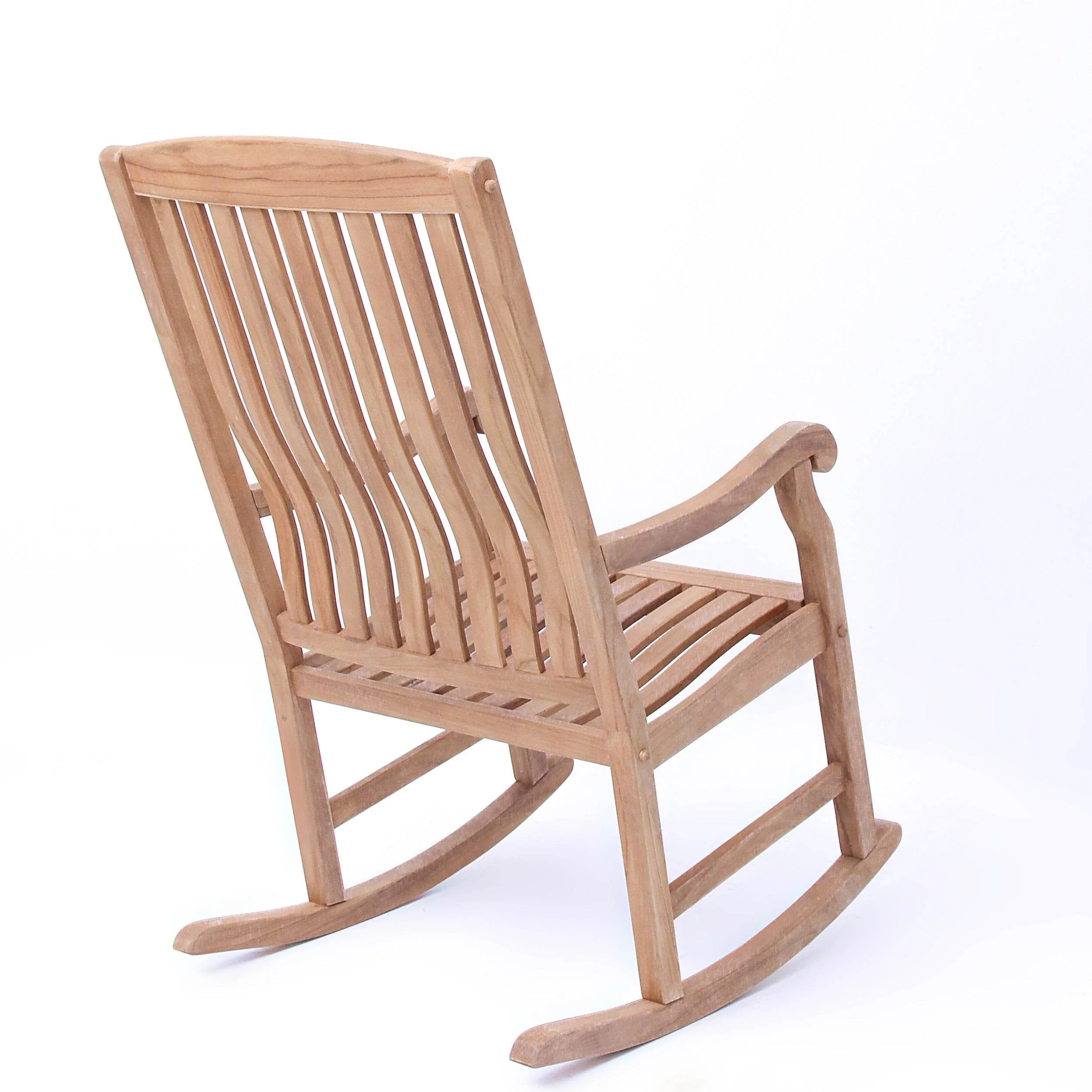 Vermont Teak Wood Porch Rocking Chair - Image 40