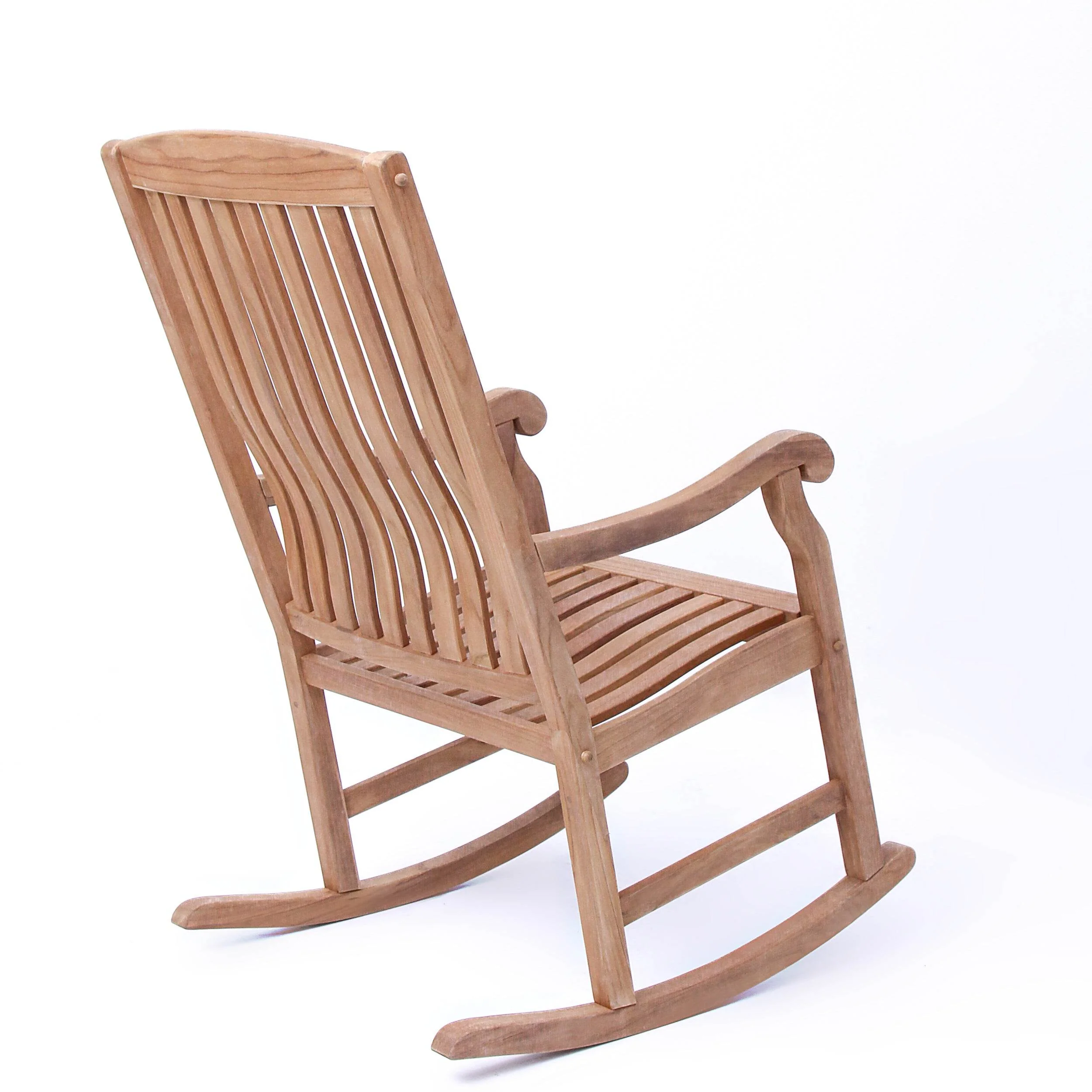 Vermont Teak Wood Porch Rocking Chair - Image 41
