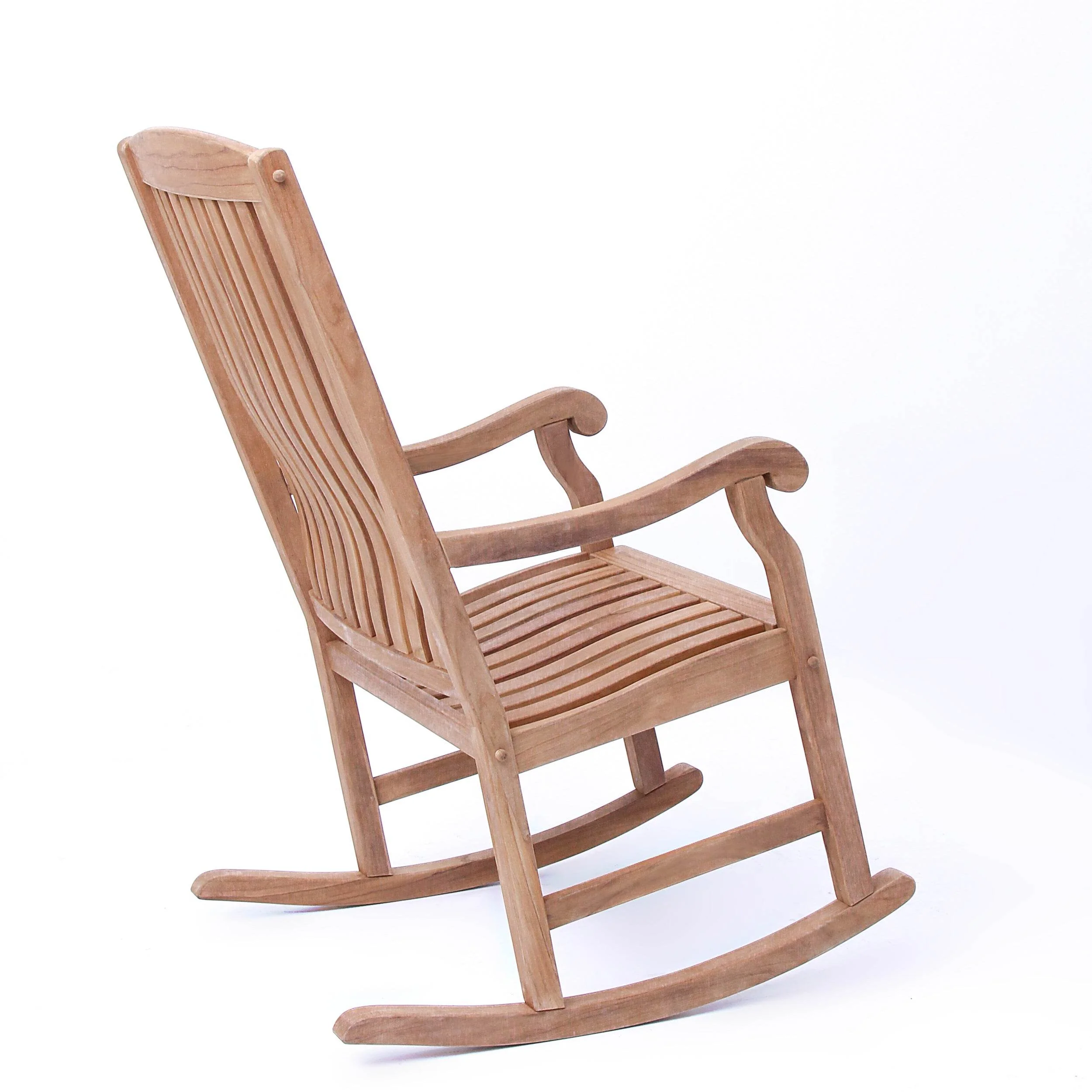 Vermont Teak Wood Porch Rocking Chair - Image 43