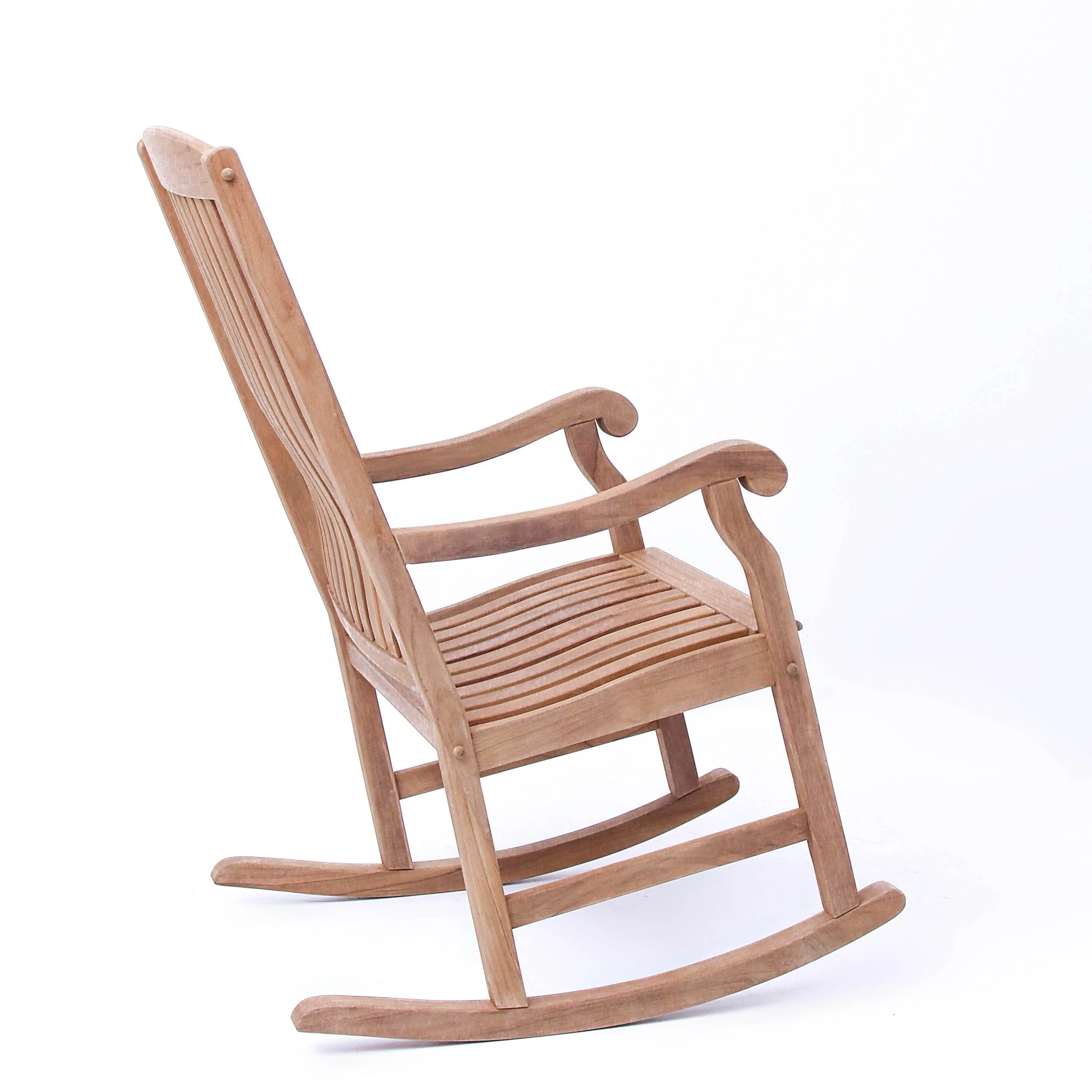 Vermont Teak Wood Porch Rocking Chair - Image 44
