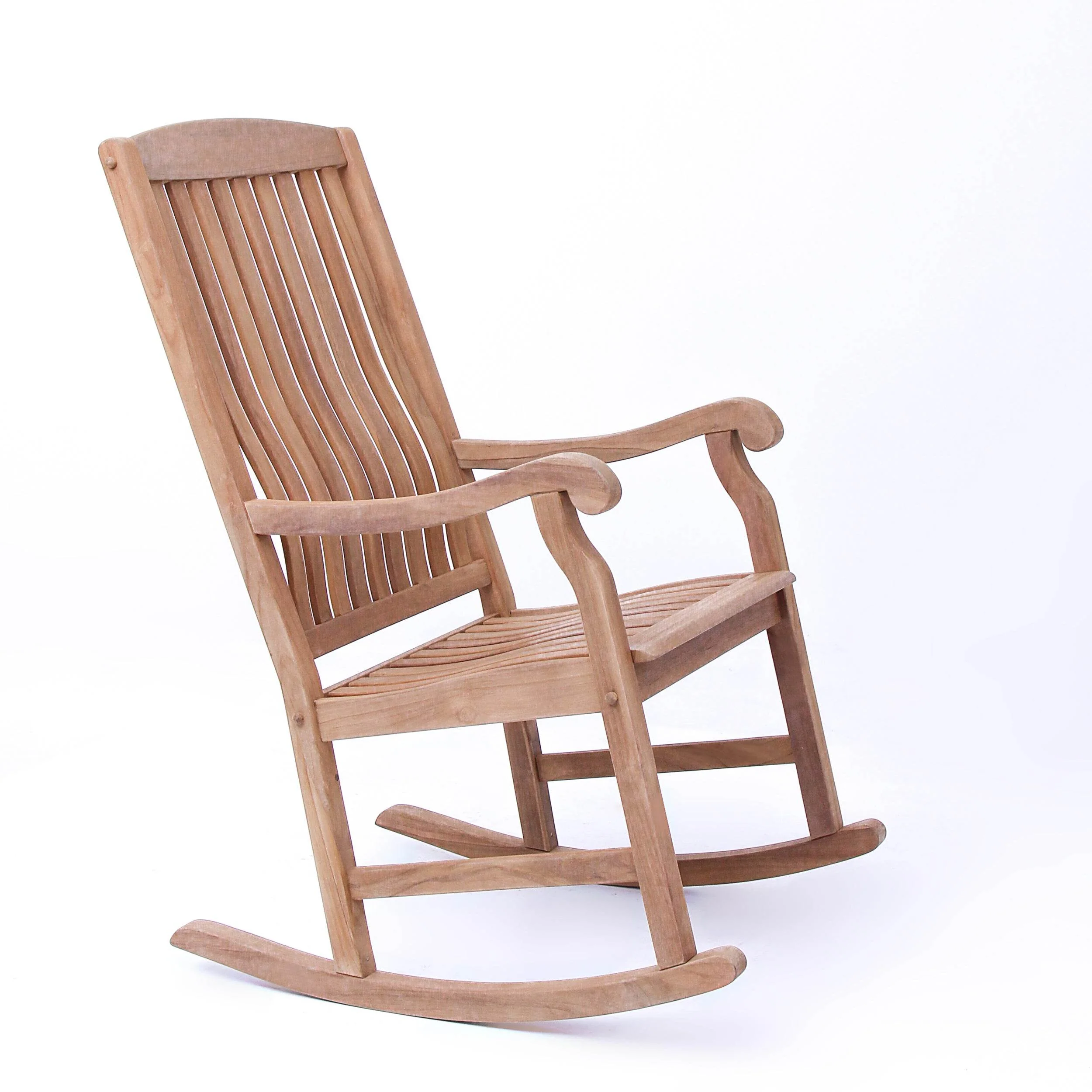 Vermont Teak Wood Porch Rocking Chair - Image 49