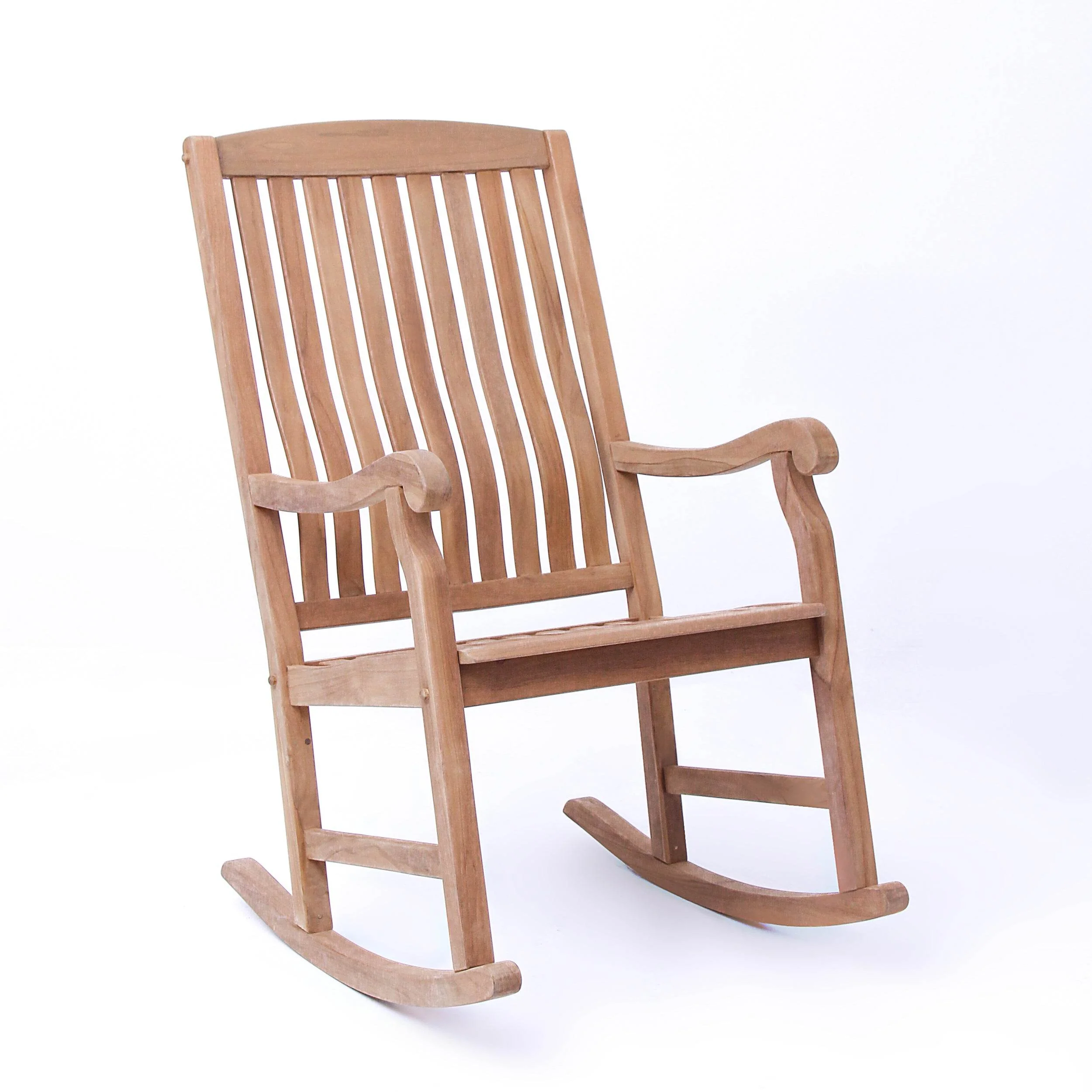 Vermont Teak Wood Porch Rocking Chair - Image 53