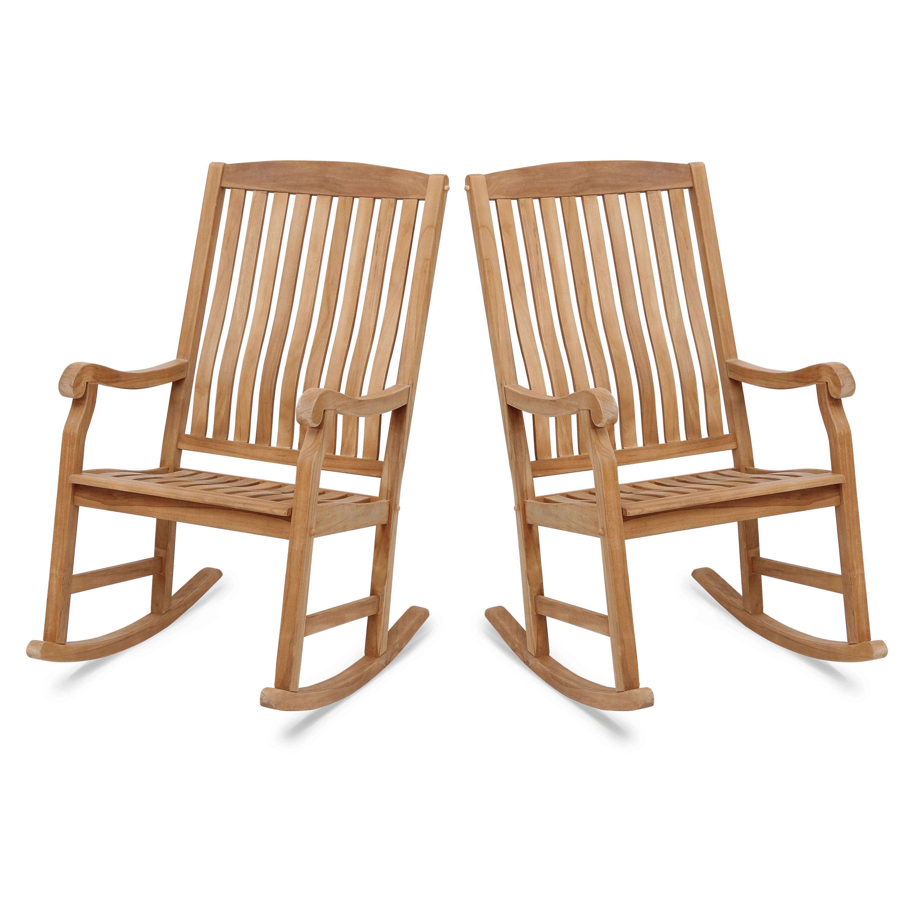 Vermont Teak Wood Porch Rocking Chair - Image 61